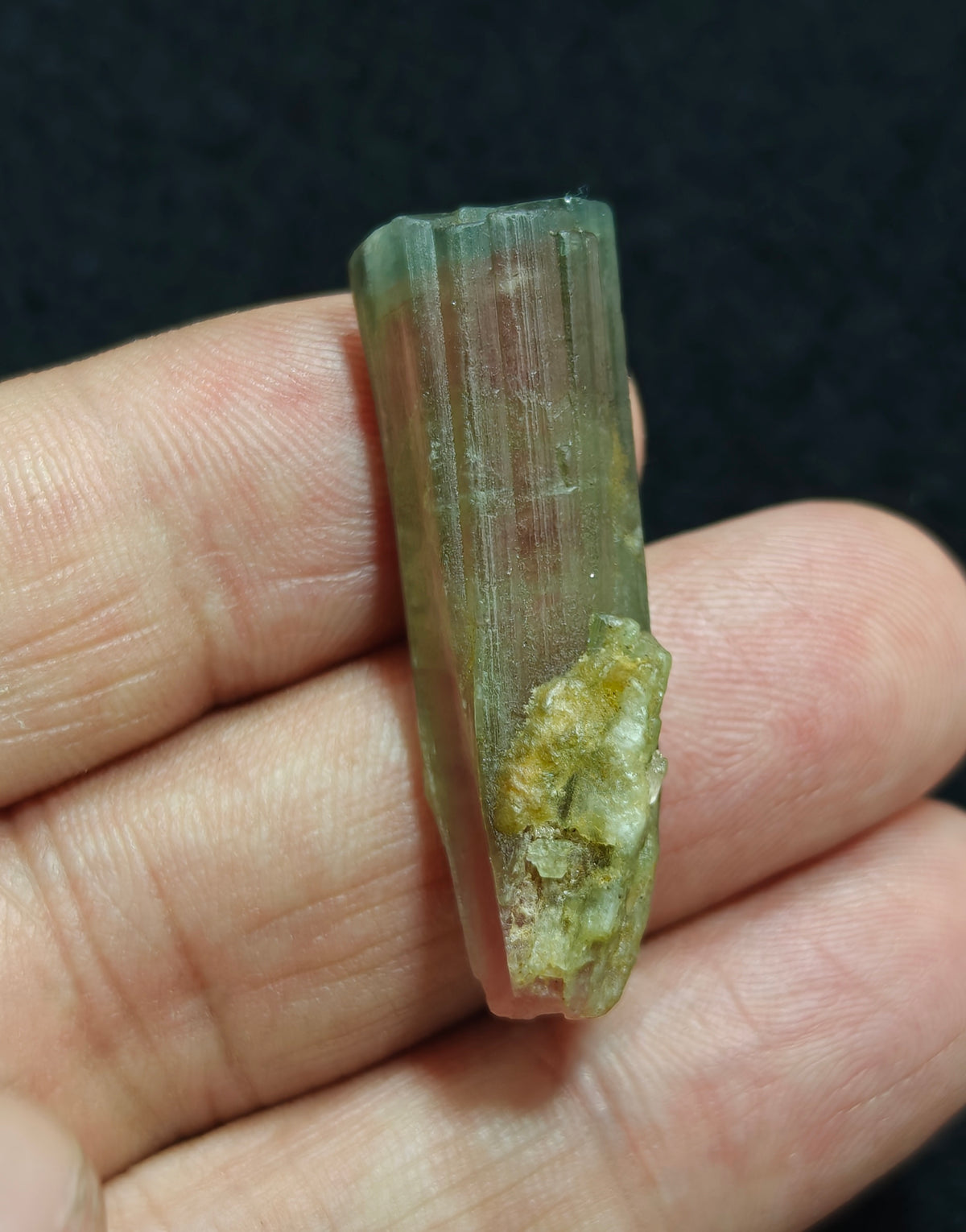 Natural watermelon Tourmaline crystal 45 carats