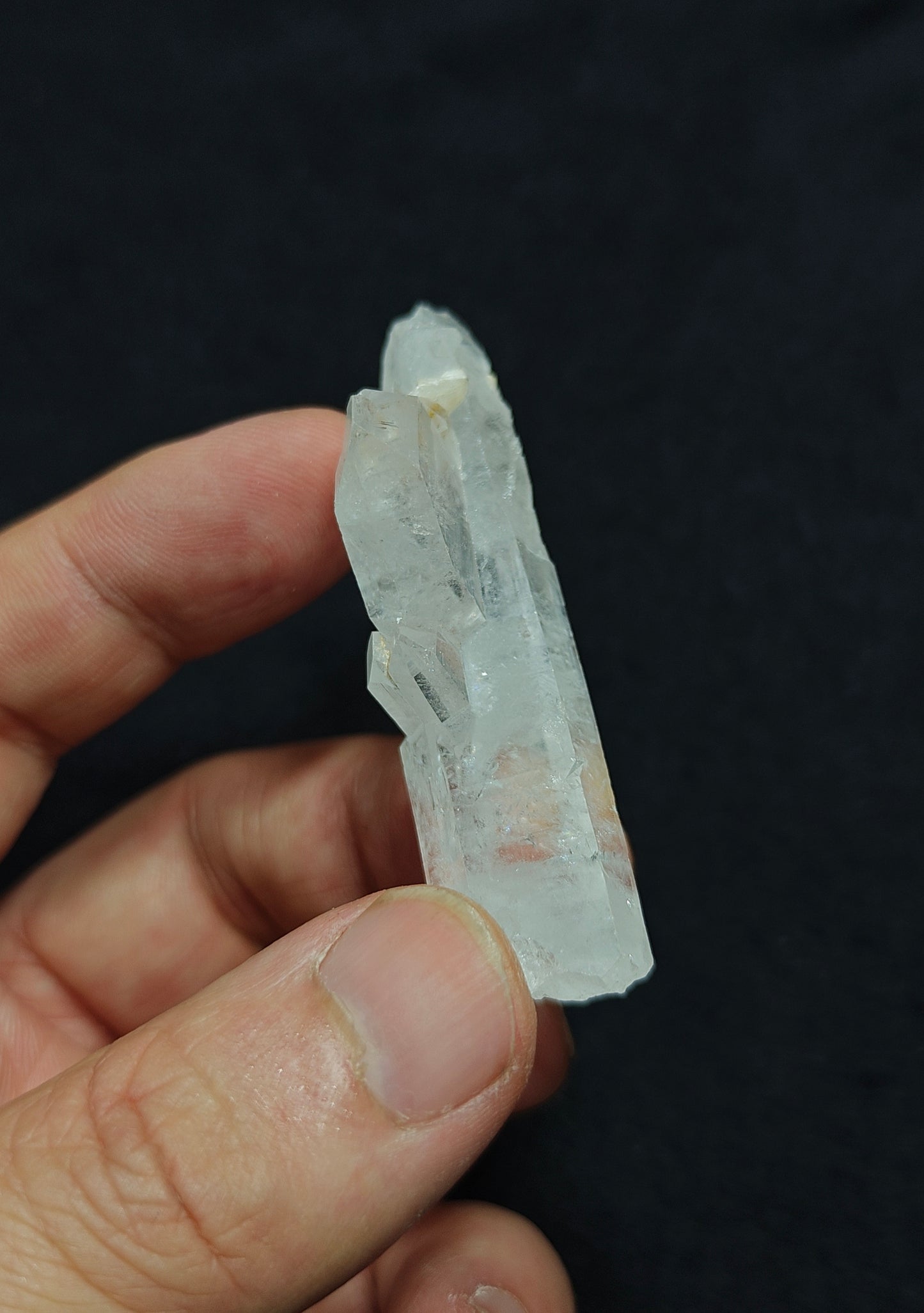 Natural Cross Formation Quartz Crystal 28 grams