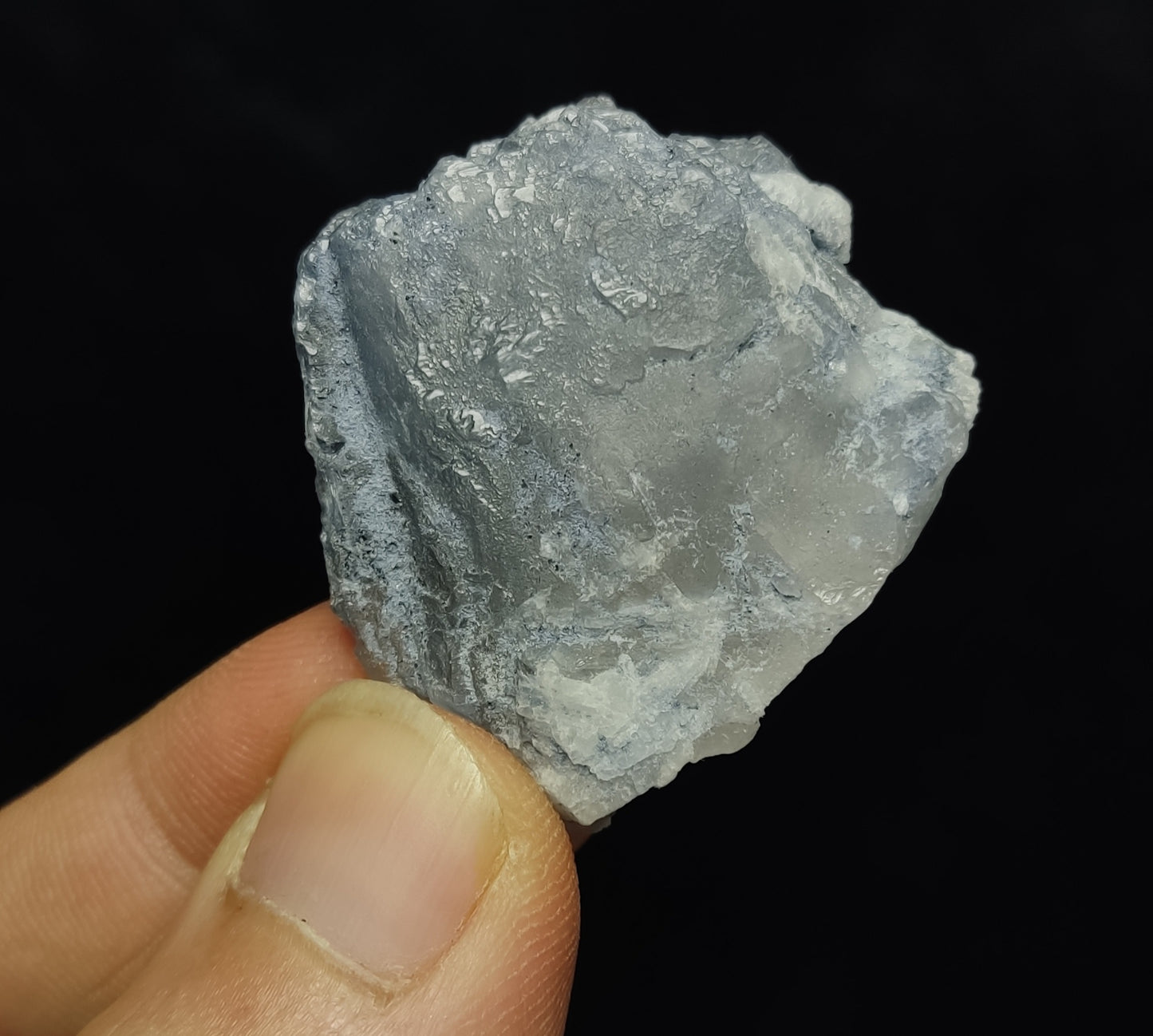 Natural Terminated Indicolite Blue Quartz Crystal 16 grams