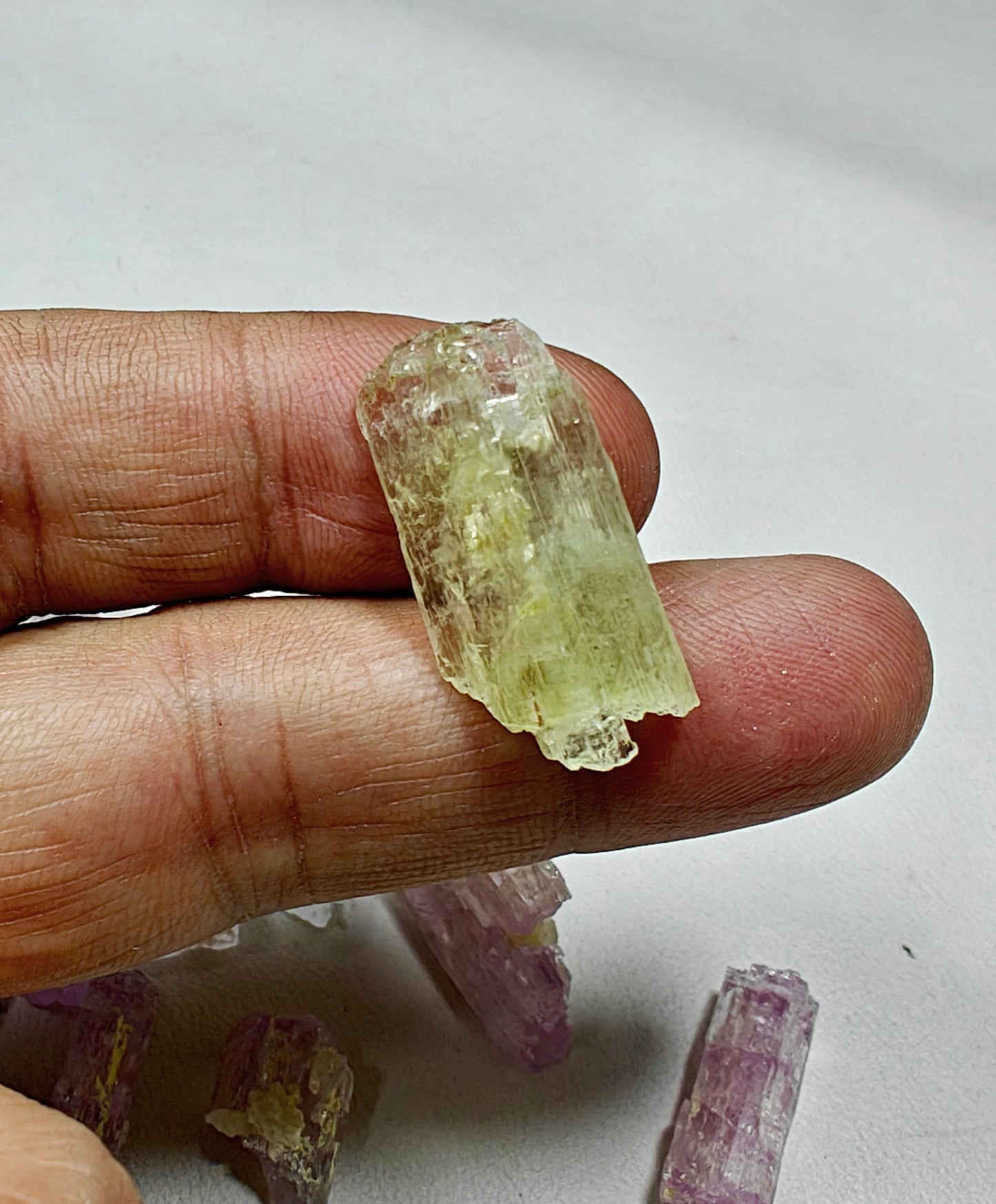 Natural Etched Spodumene (Kunzite Variety) Crystals – Kunar, Afghanistan