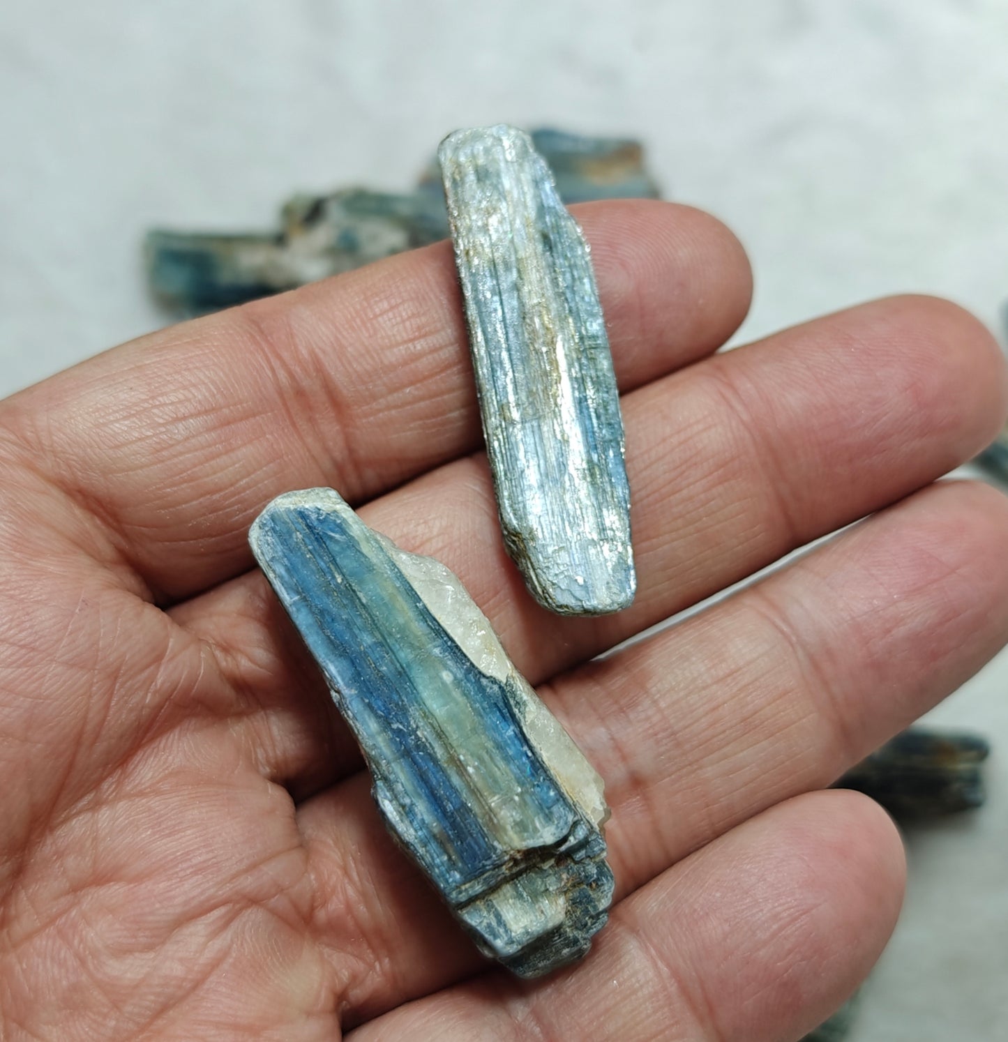 Natural kyanite crystals collection 160 grams