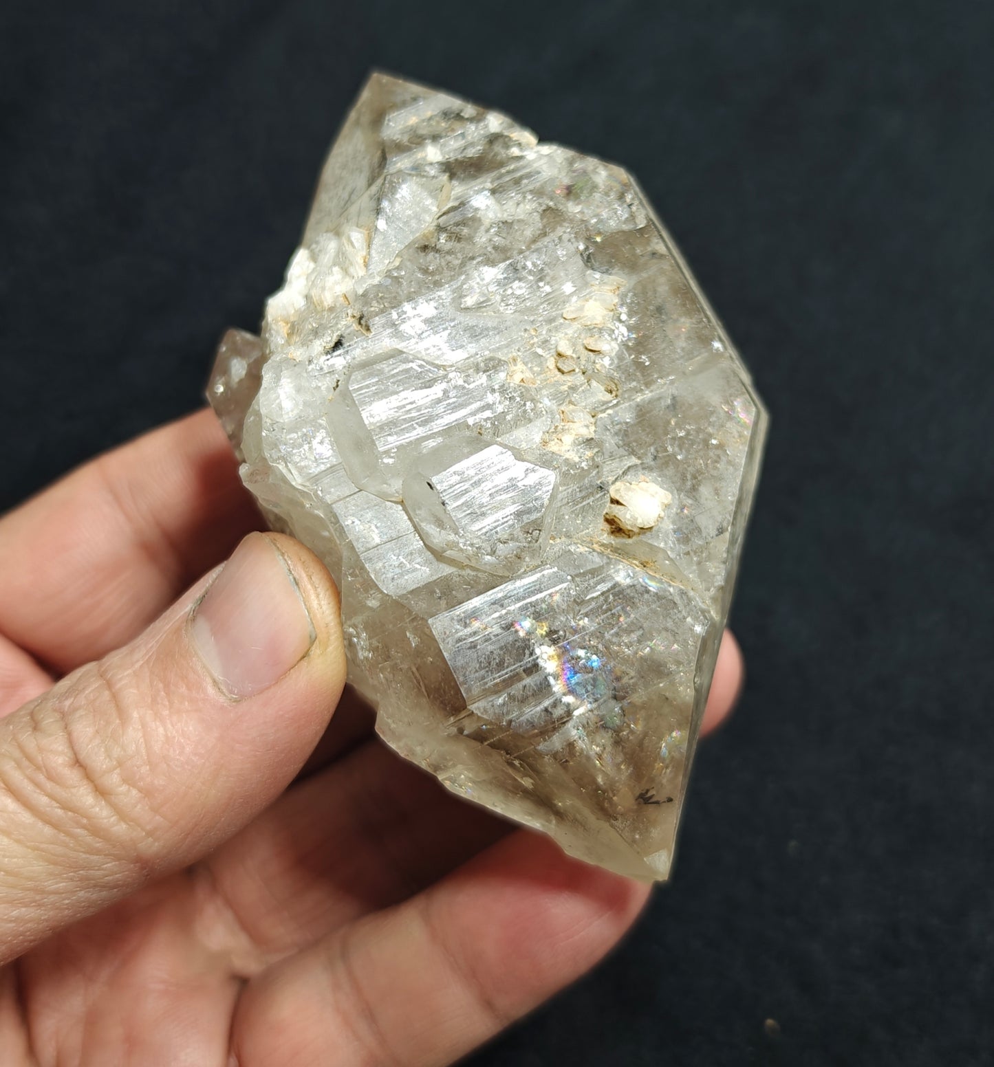 Double terminated fenster Quartz Crystal 254 grams