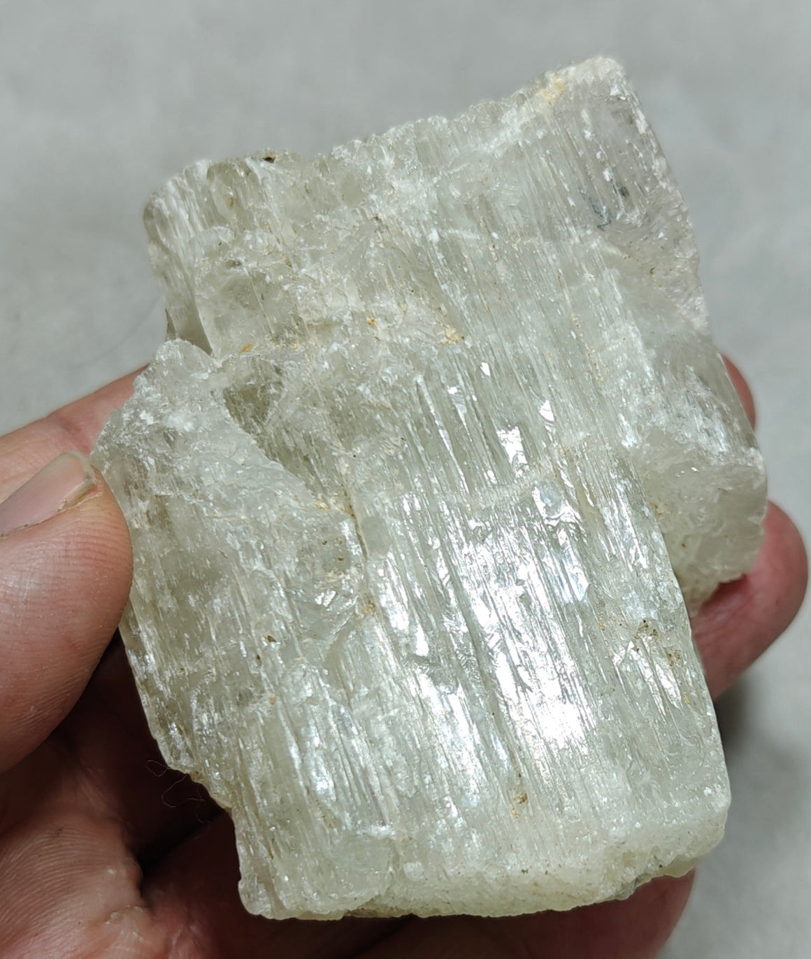 Natural spodumene crystal 264 grams