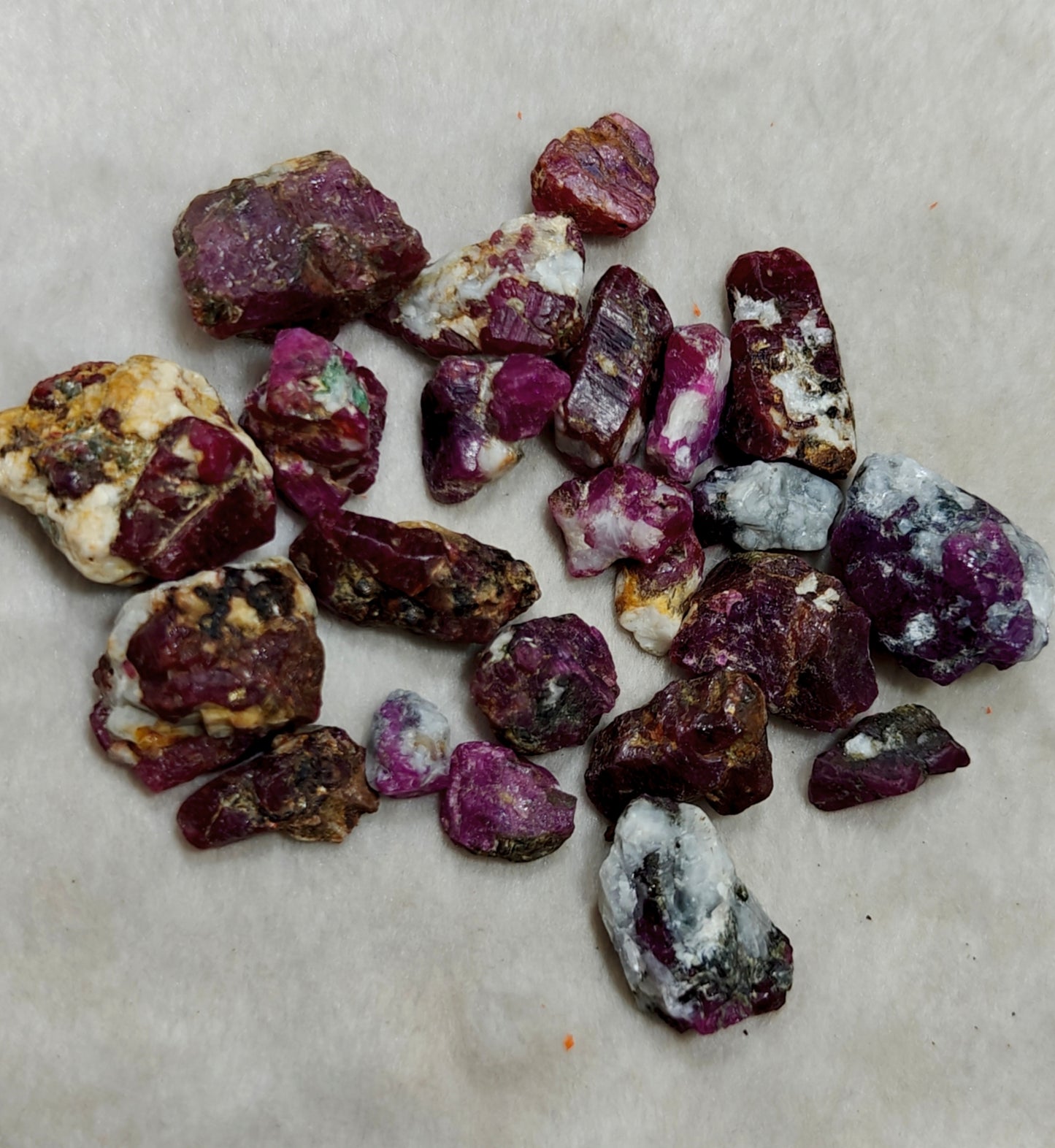 Ruby Crystals lot 119g