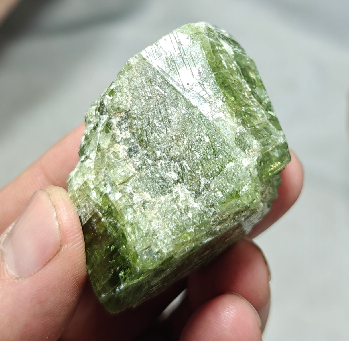 An amazing terminated diopside crystal 77 grams