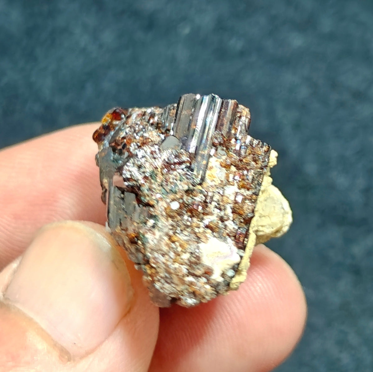 Natural dark brown Vesuvianite 15 grams