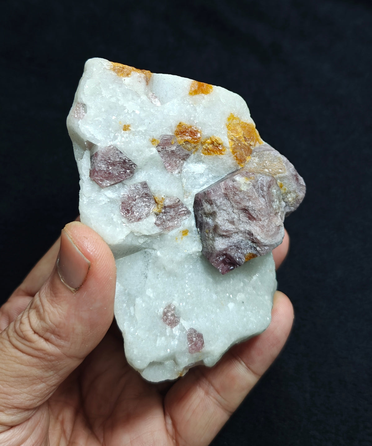 Natural fluorescent spinel specimen 364 grams