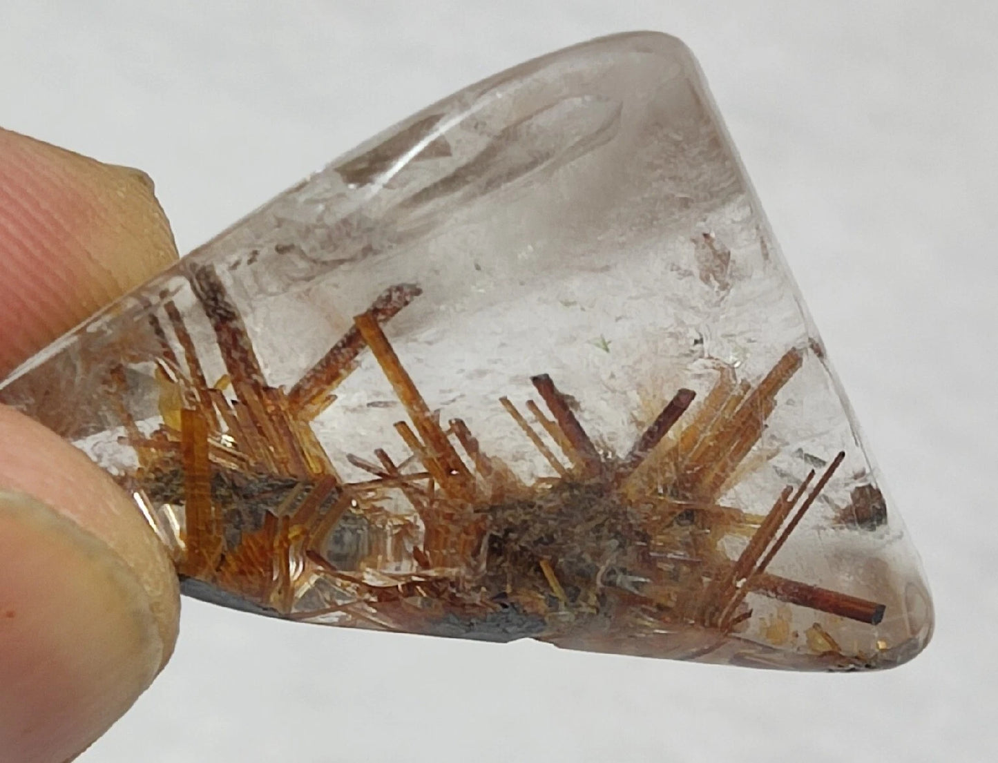 Rutiles quartz polished tumble 80 carats