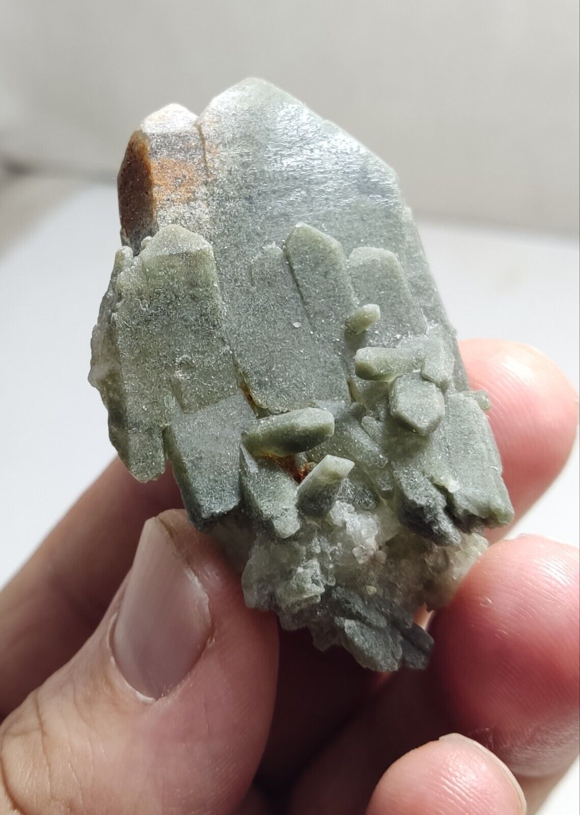 An Aesthetic Natural beautifully terminated Chlorite Quartz specimen 35 grams