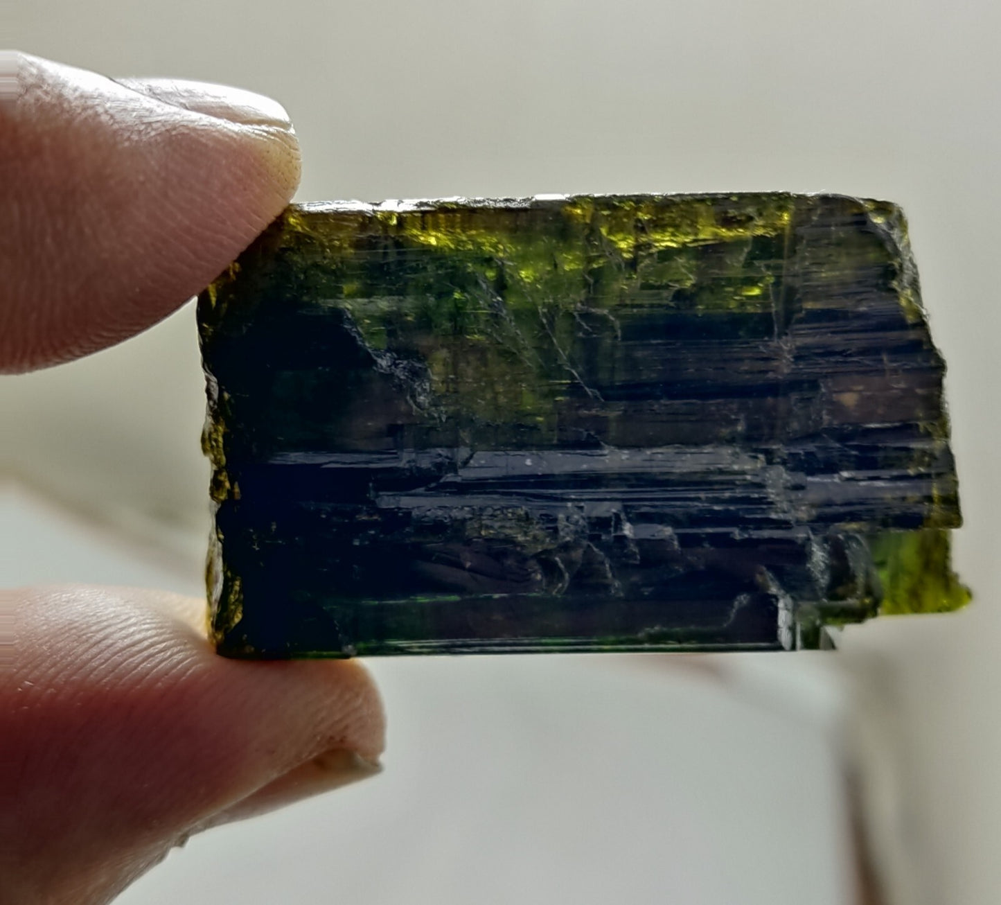 An Aesthetic specimen of epidote crystal 36 grams