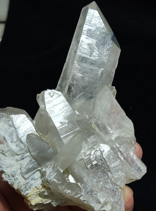 An Aesthetic specimen of Quartz cluster 362 grams