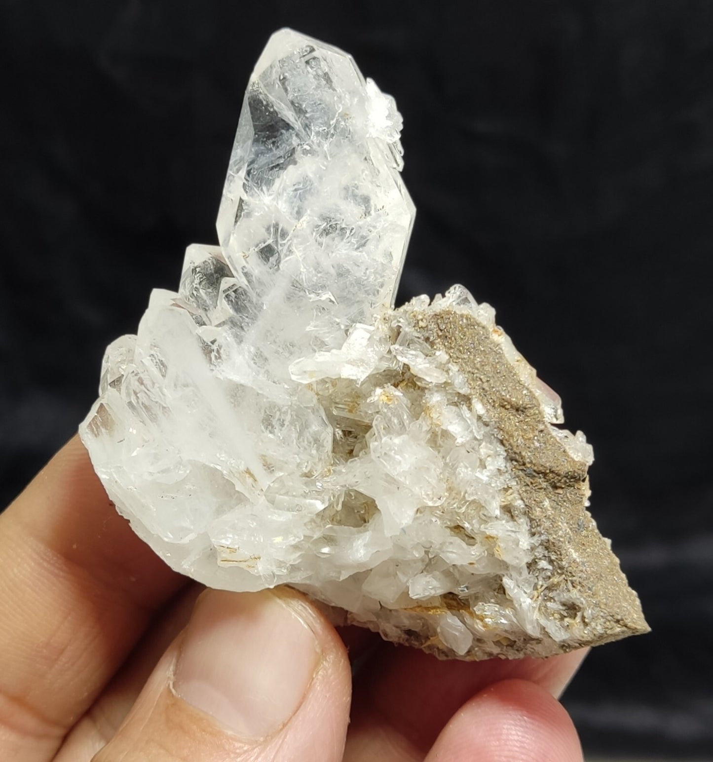 An Aesthetic terminated faden Quartz specimen In Matrix 38 grams