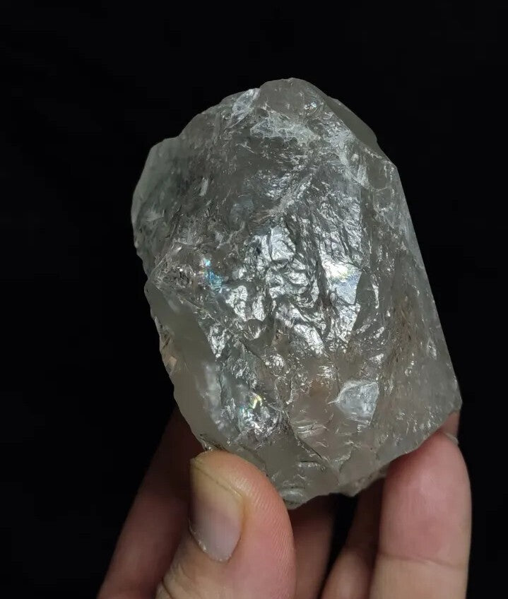Natural Transparent Terminated Skeletal Like Quartz  397 grams