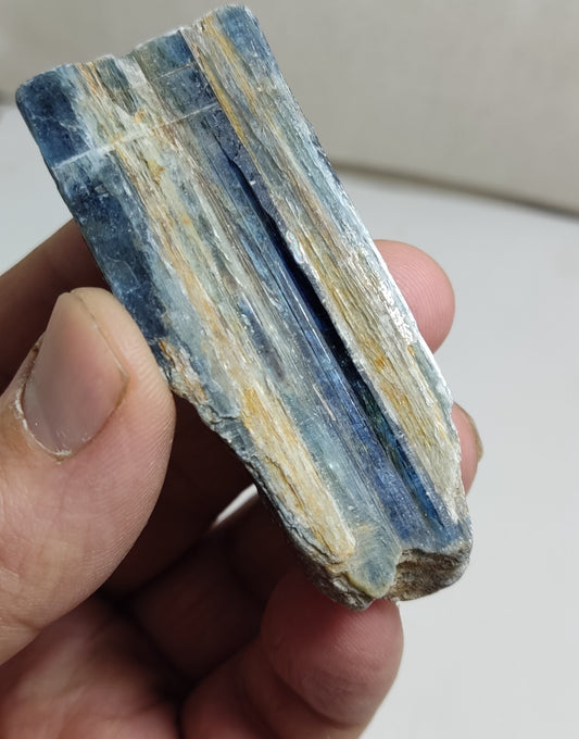 An Aesthetic specimen of blue kyanite crystal 73 grams