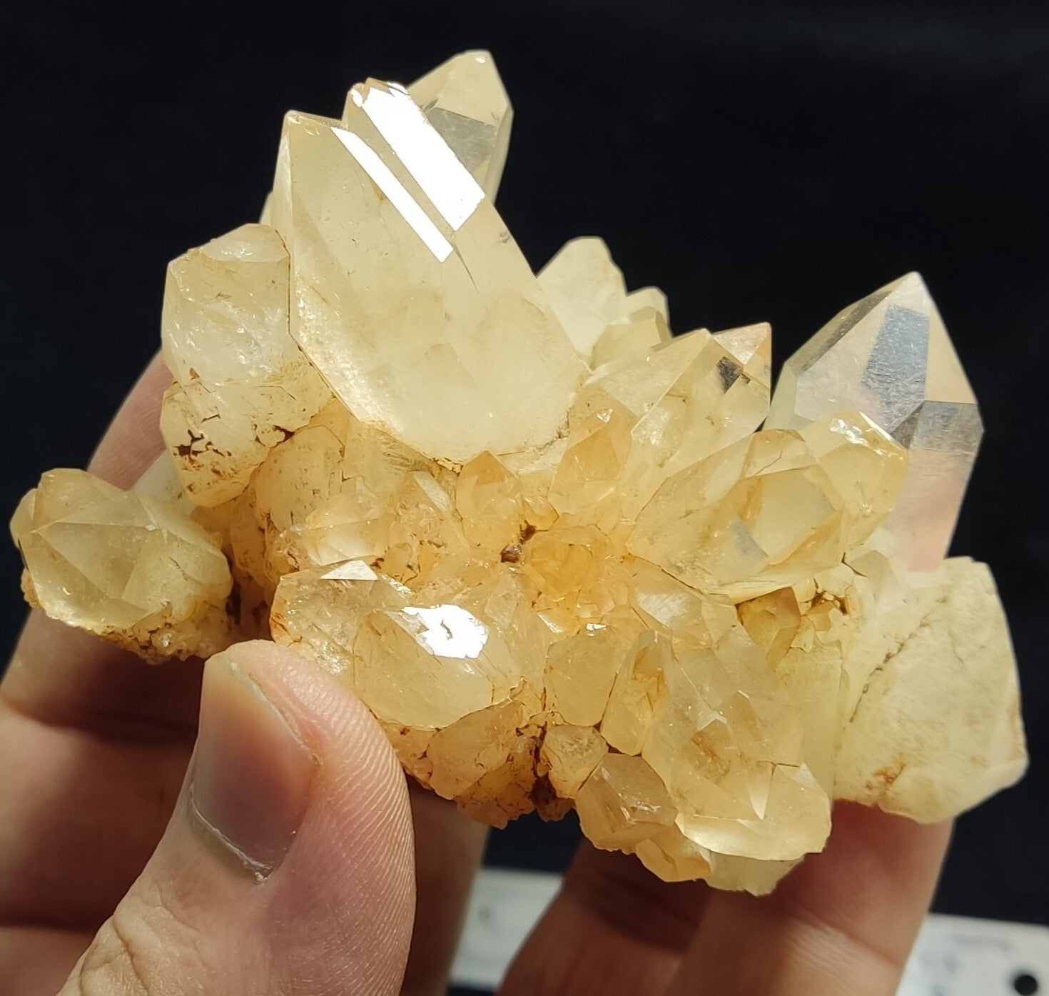 An Aesthetic terminated specimen of Quartz cluster 201 grams