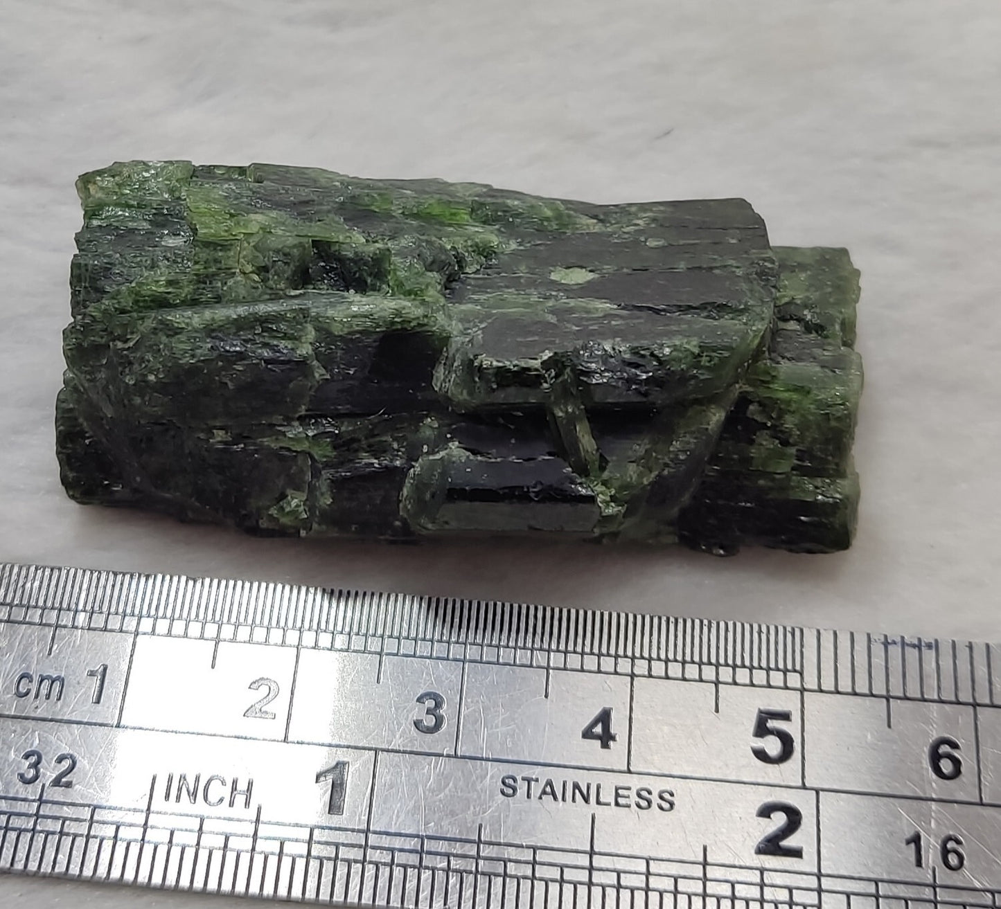 An amazing specimen of diopside crystal 46 grams