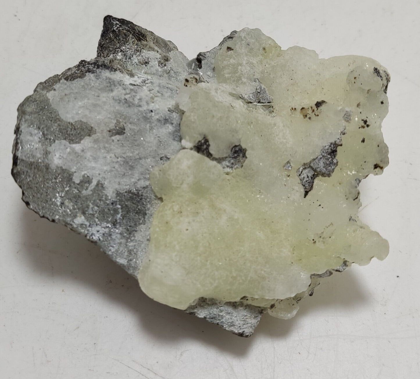 An Aesthetic Natural specimen of brucite with chromite 109 grams