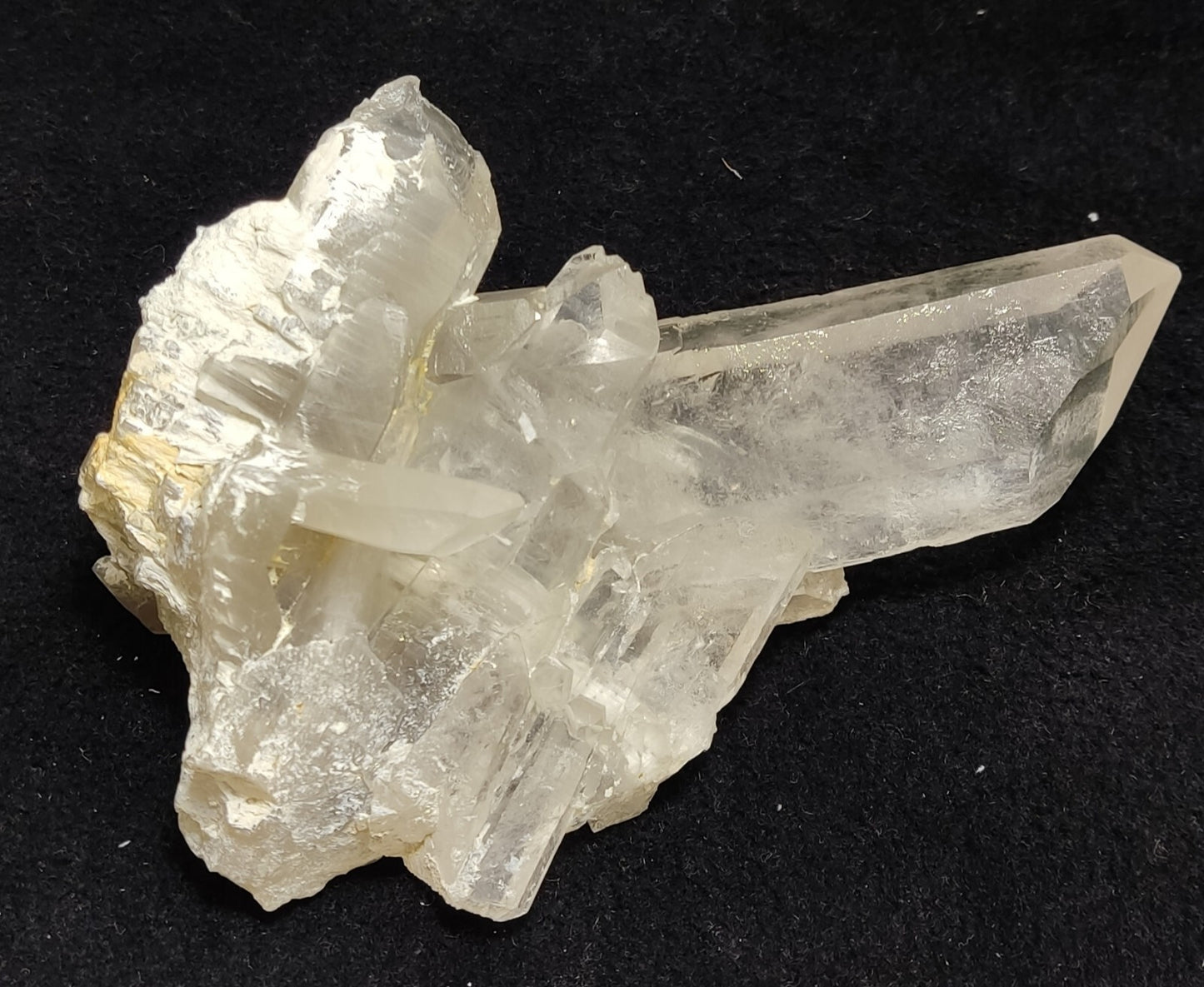 An Aesthetic specimen of Quartz cluster 362 grams