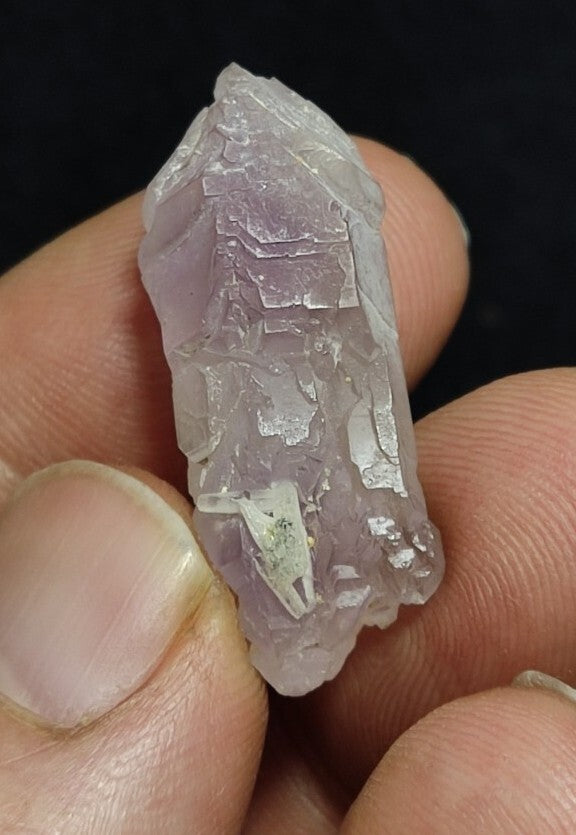 Miniature Etched Natural Amethyst Double Terminated 5 grams