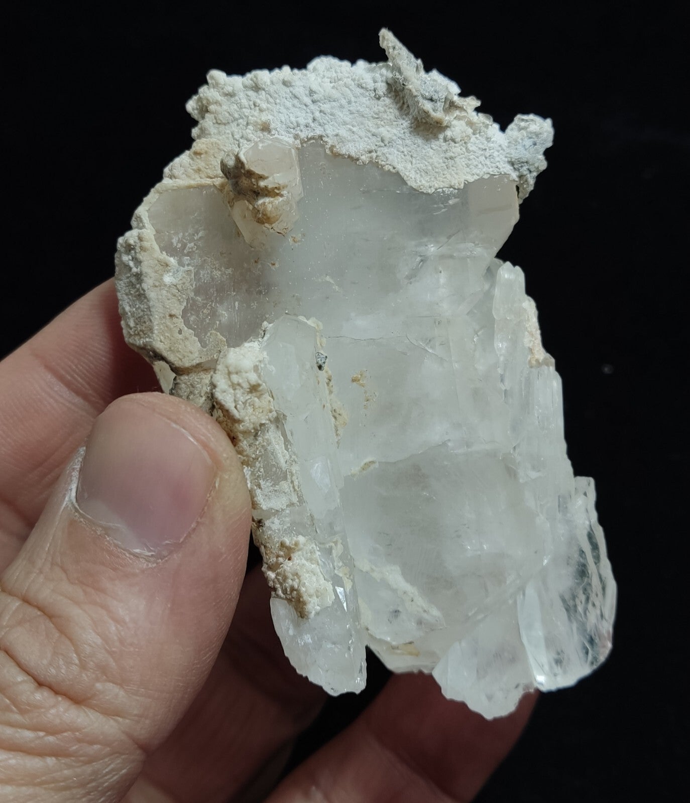 An Aesthetic terminated Quartz cluster 155 grams