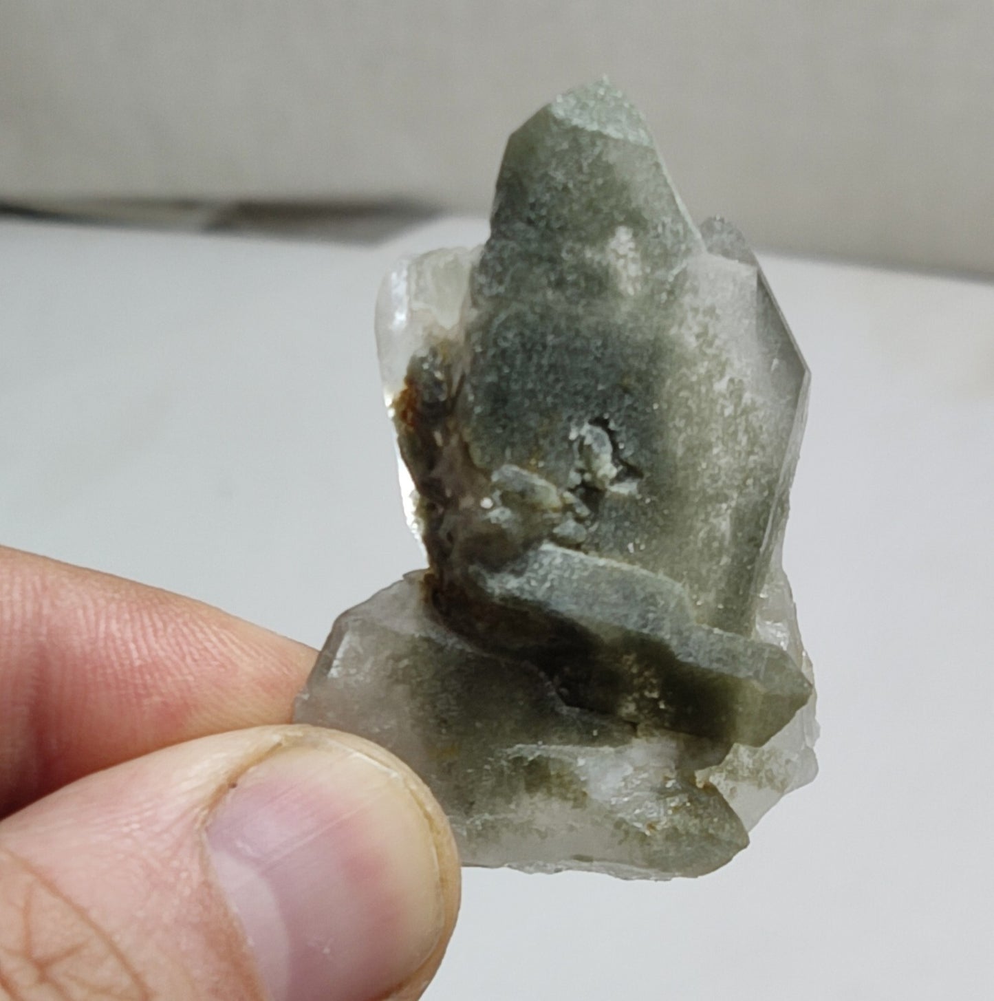 An Aesthetic Natural beautifully terminated Chlorite Quartz crystal 36 grams
