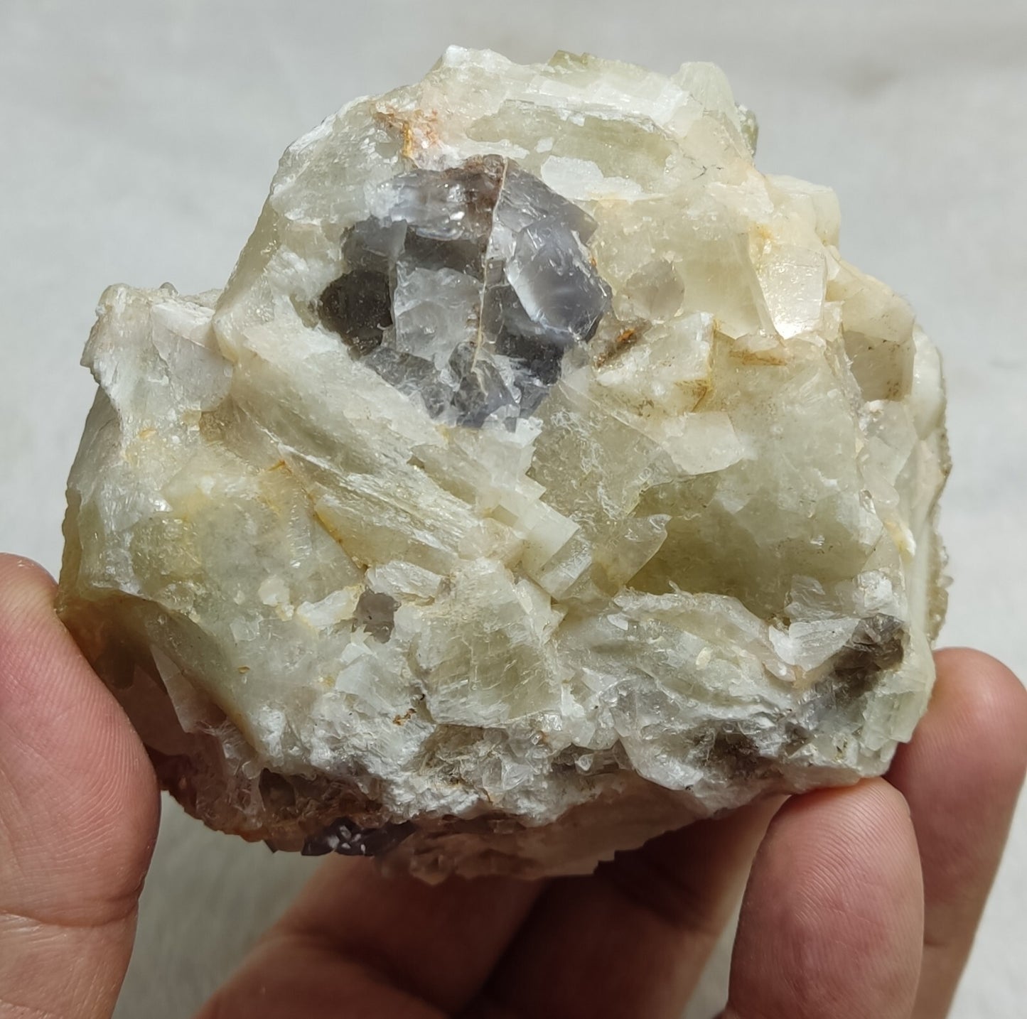 An Aesthetic Naturally terminated specimen of dogtooth calcite 722 grams
