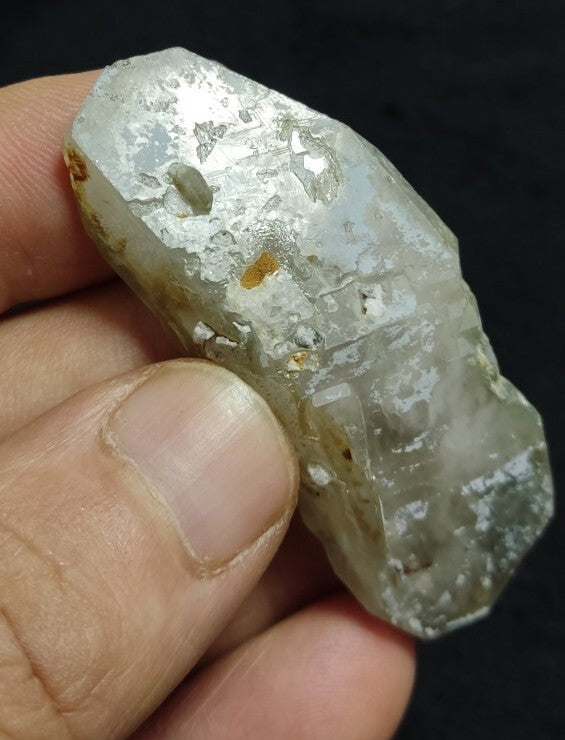 Terminated Smoky Light Blue Quartz with possibly Chlorite inclusions 24 grams