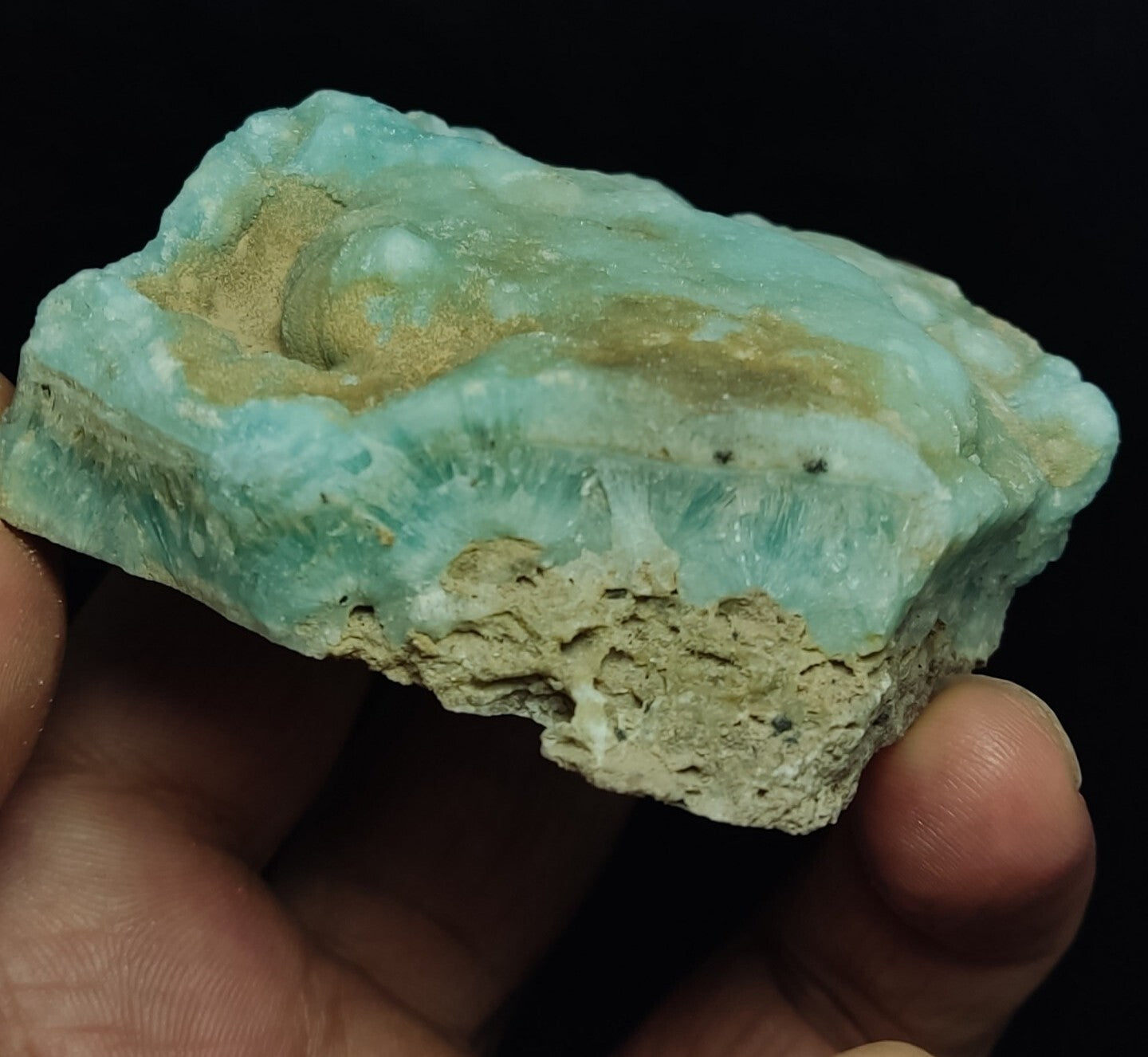 Natural Blue Aragonite 178 grams
