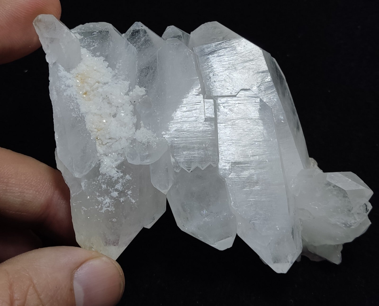 An Aesthetic terminated faden Quartz crystal specimen 186 grams
