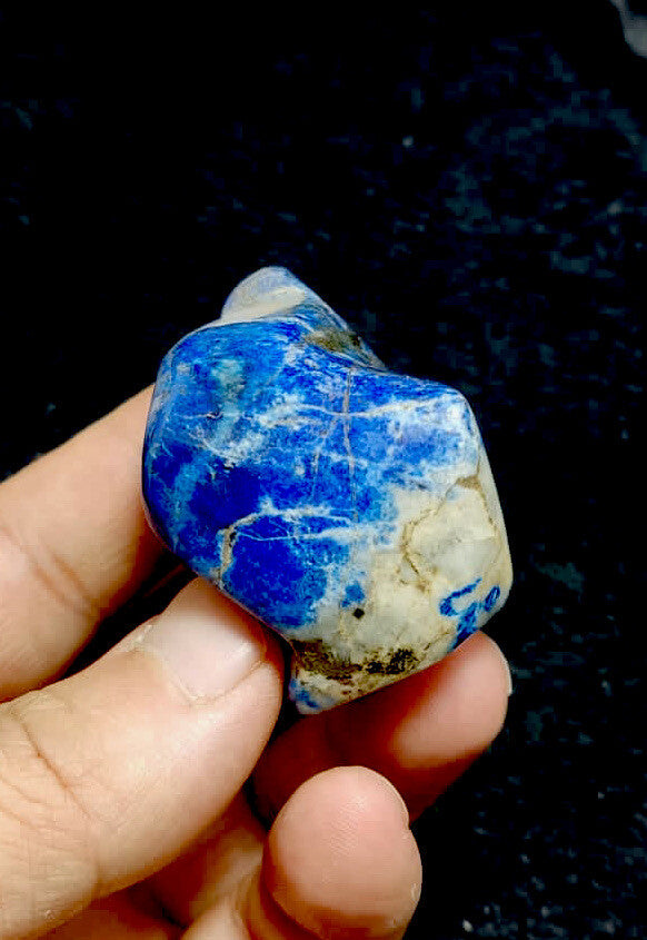 Natural Lapis Lazuli Polished Free From 96 Grams