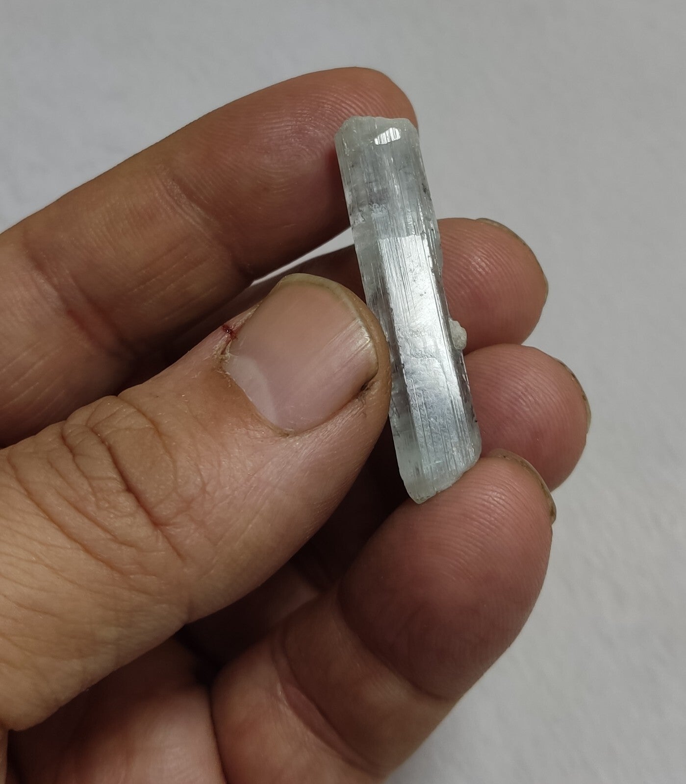 An Aesthetic specimen of aquamarine crystal 5 grams