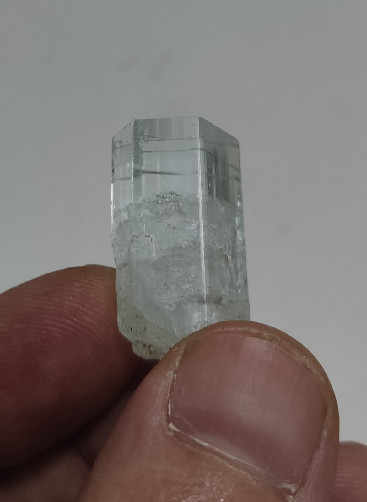 An Aesthetic specimen of aquamarine crystal 11 grams