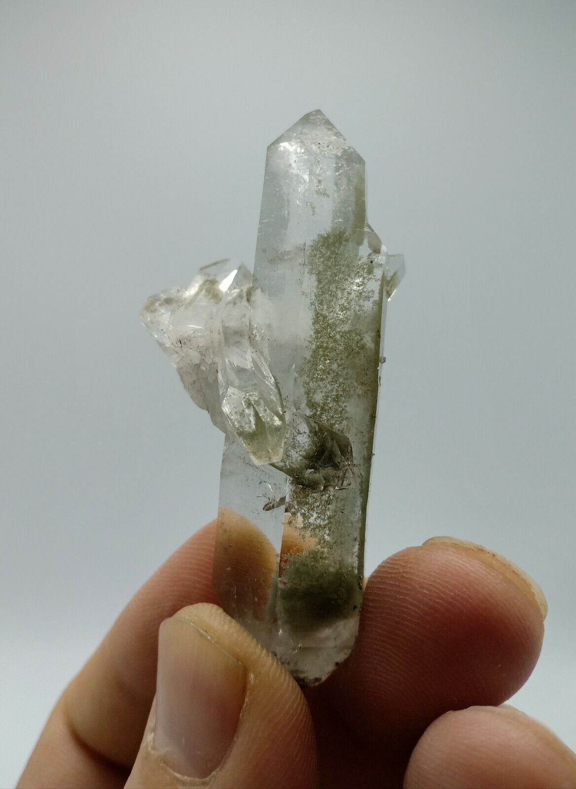 A very Aesthetic Natural beautifully terminated Chlorite Quartz crystal 27 grams