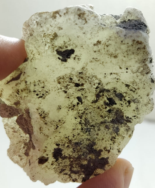 An Aesthetic Natural specimen of brucite with chromite 85 grams