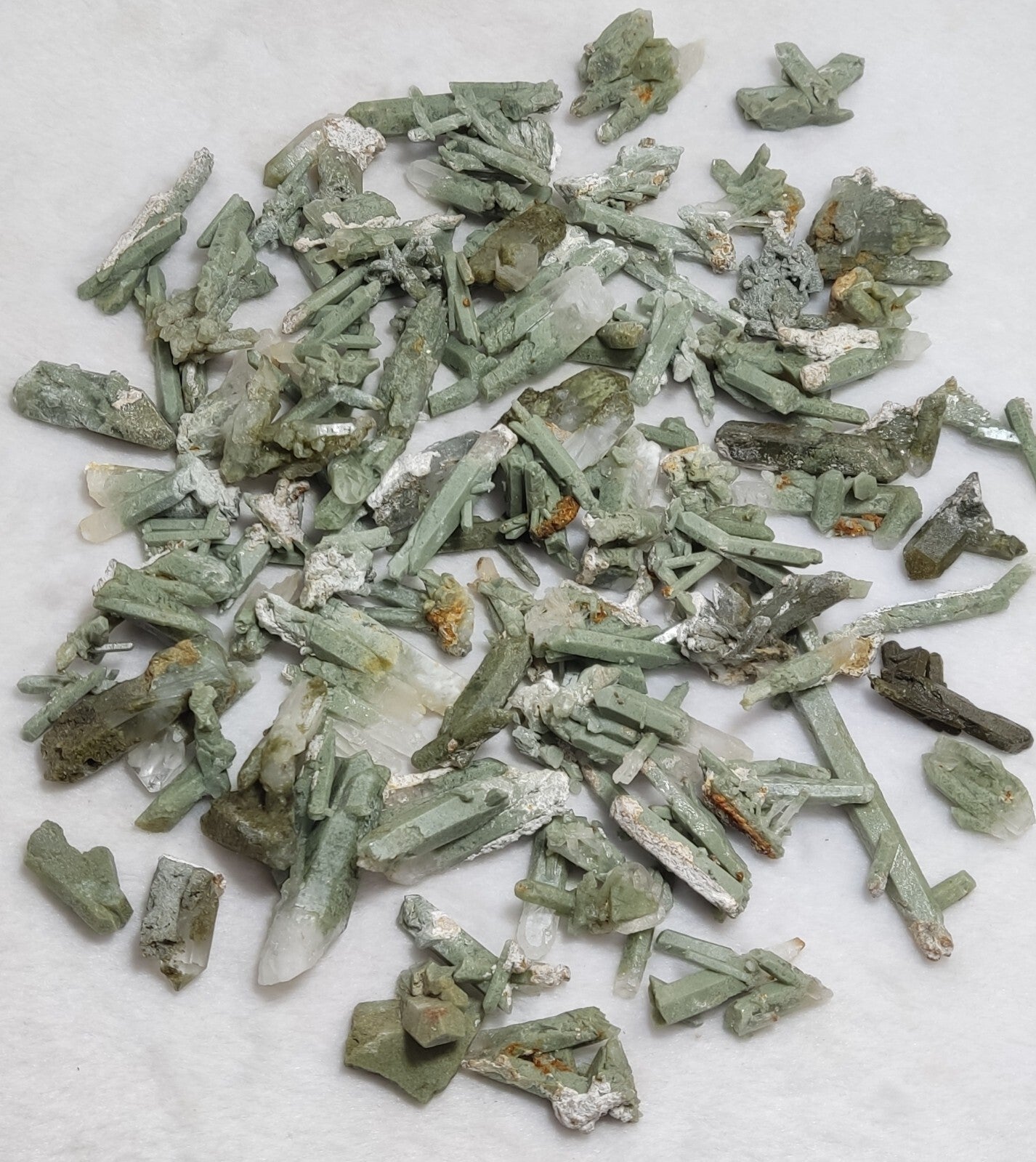 470 grams Chlorite Quartz crystals