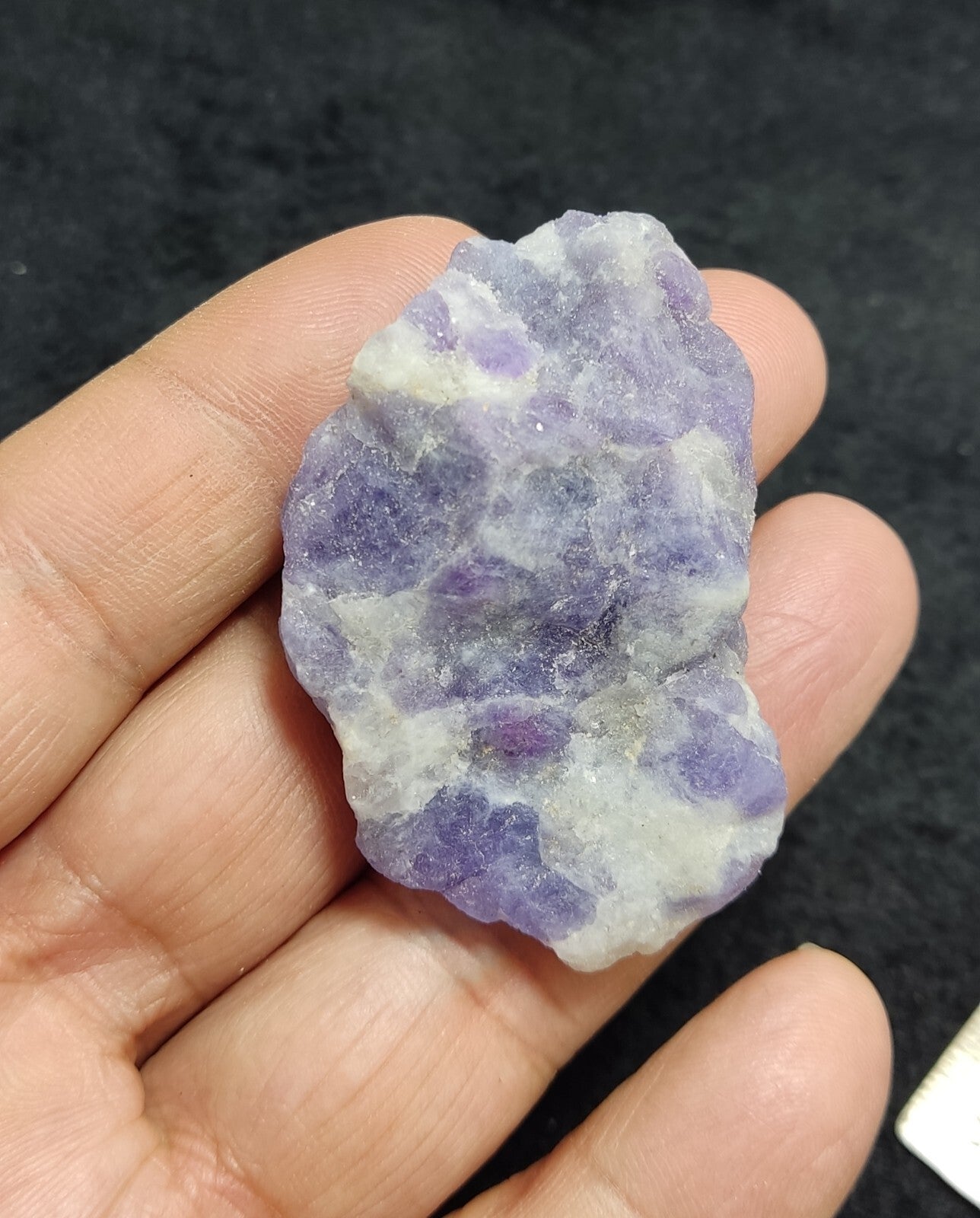 An Aesthetic specimen of purple Hackmanite in matrix 32 grams