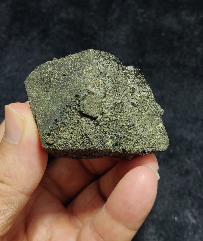 Dark Green Lusterous Epidote Crystal 226 grams