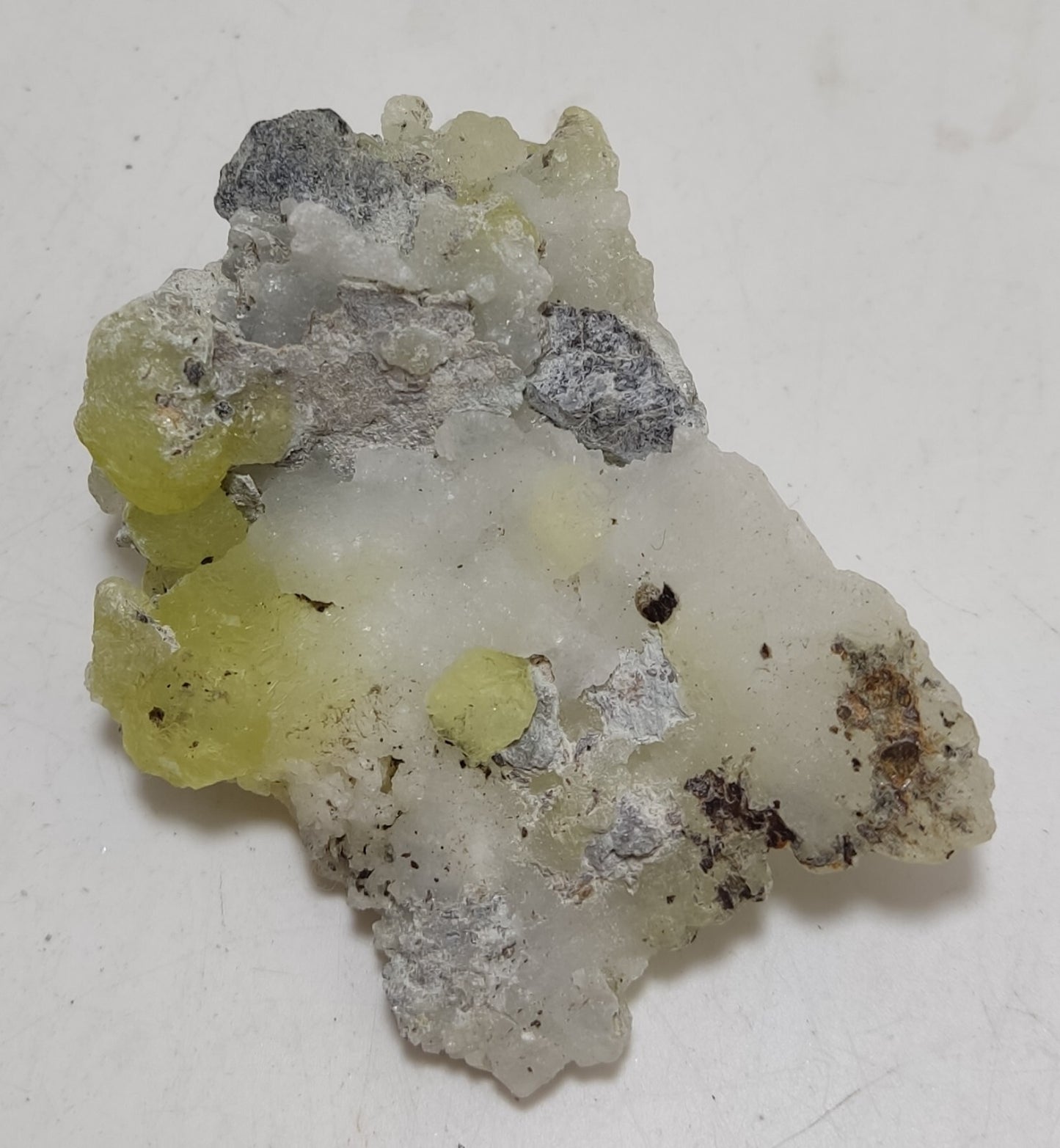 An Aesthetic Natural specimen of brucite with chromite 56 grams