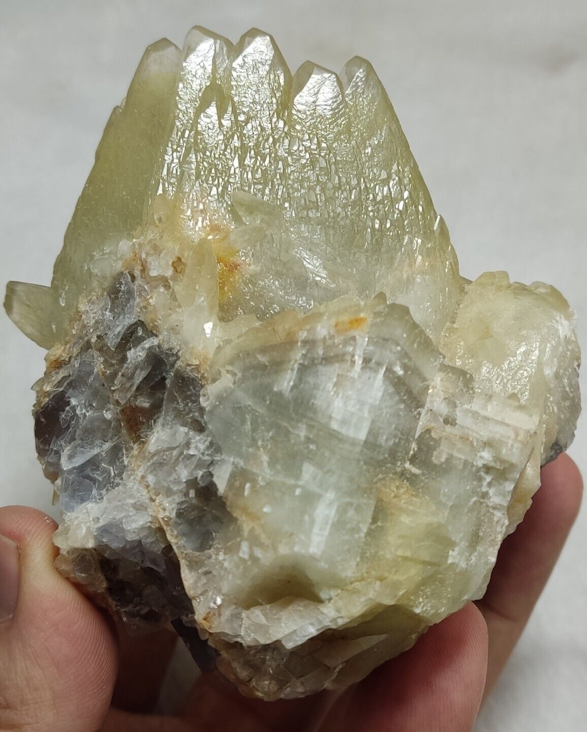 An Aesthetic Naturally terminated specimen of dogtooth calcite 722 grams
