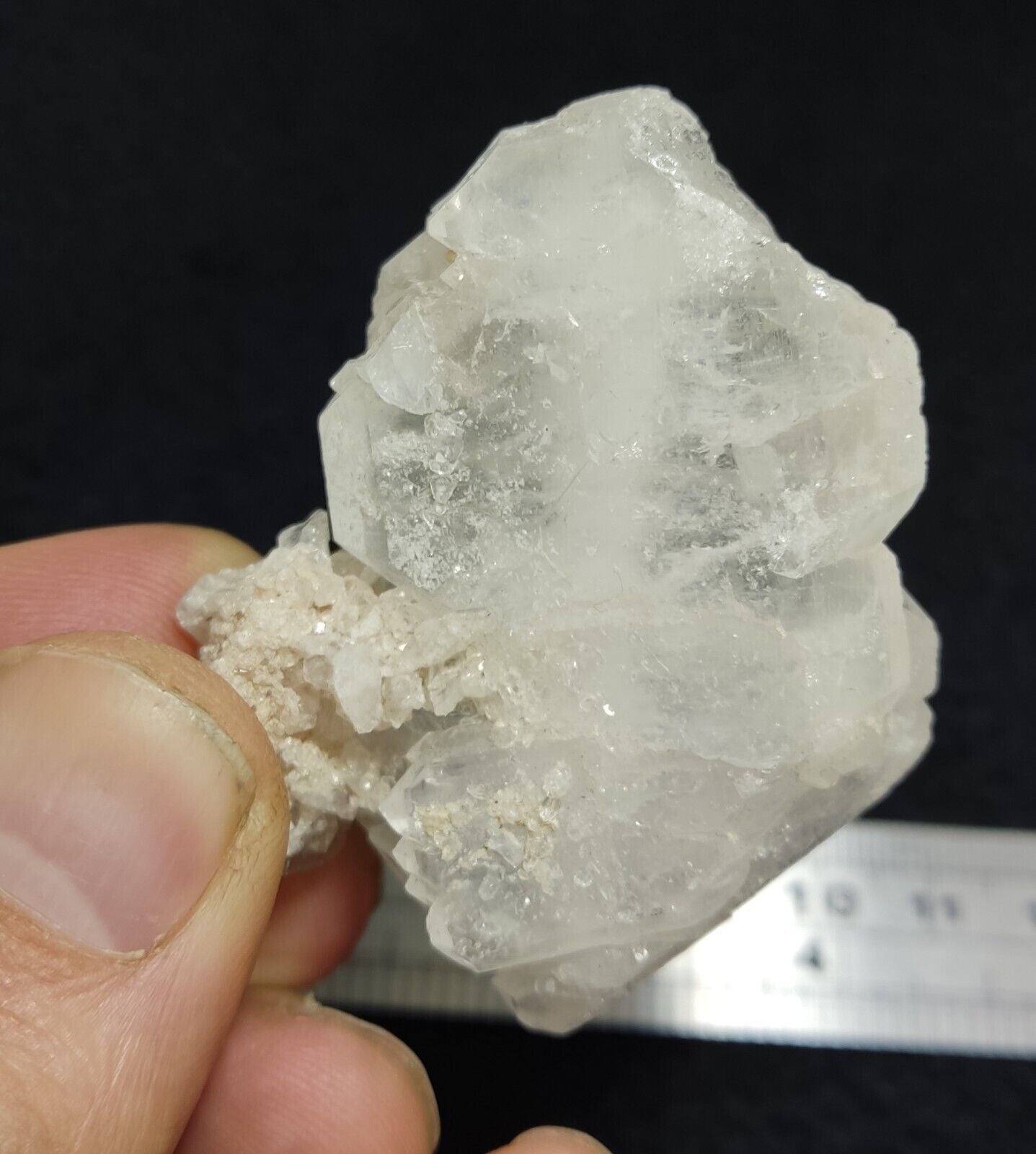 An Aesthetic Natural beautifully terminated faden Quartz crystal 42 grams