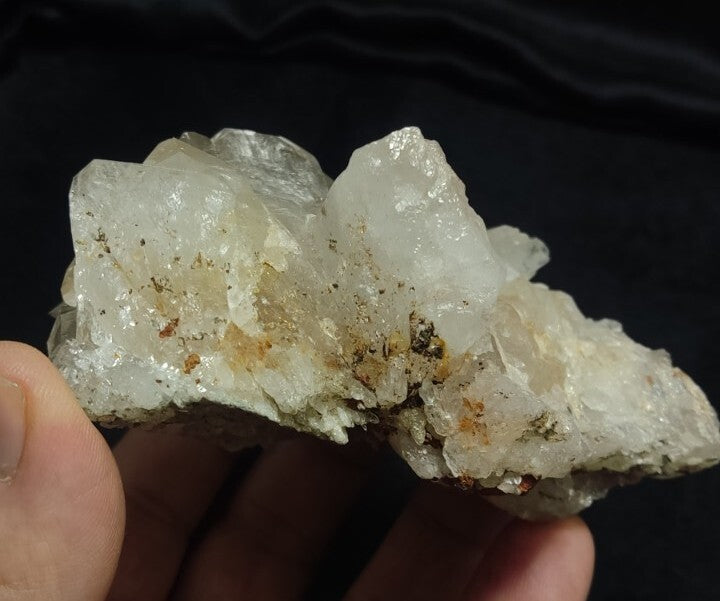 Natural terminated Quartz Specimen with Siderite 412 grams