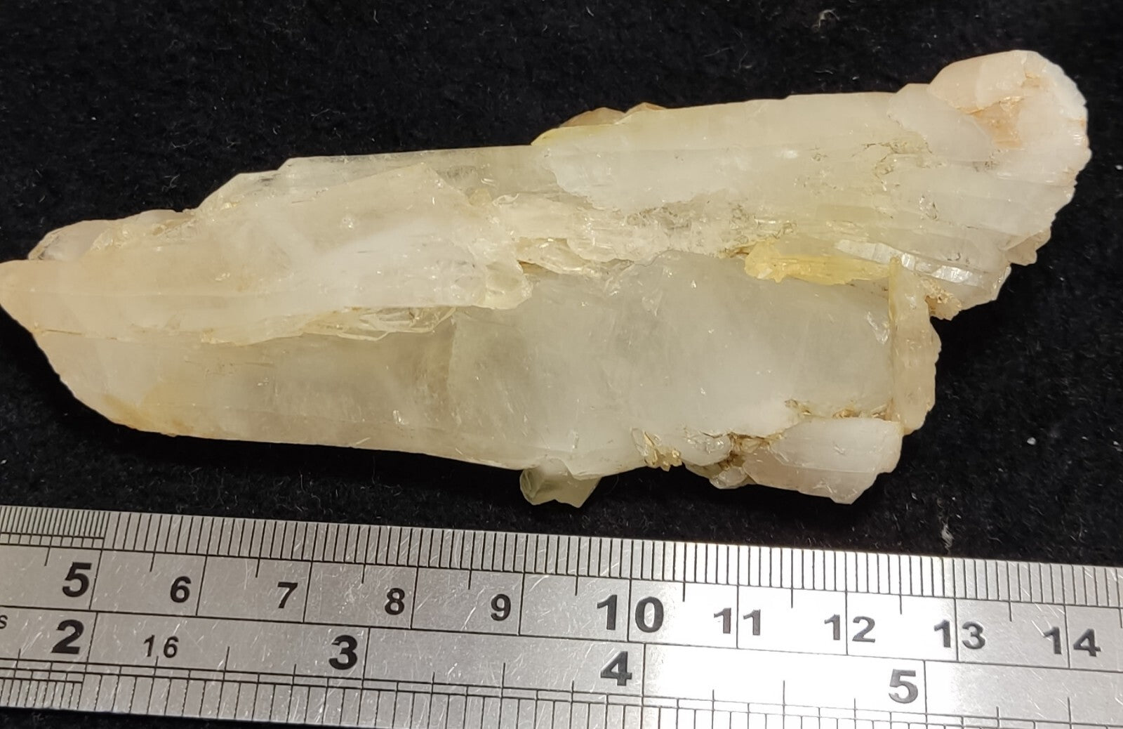 An Aesthetic terminated specimen of Quartz cluster 89 grams