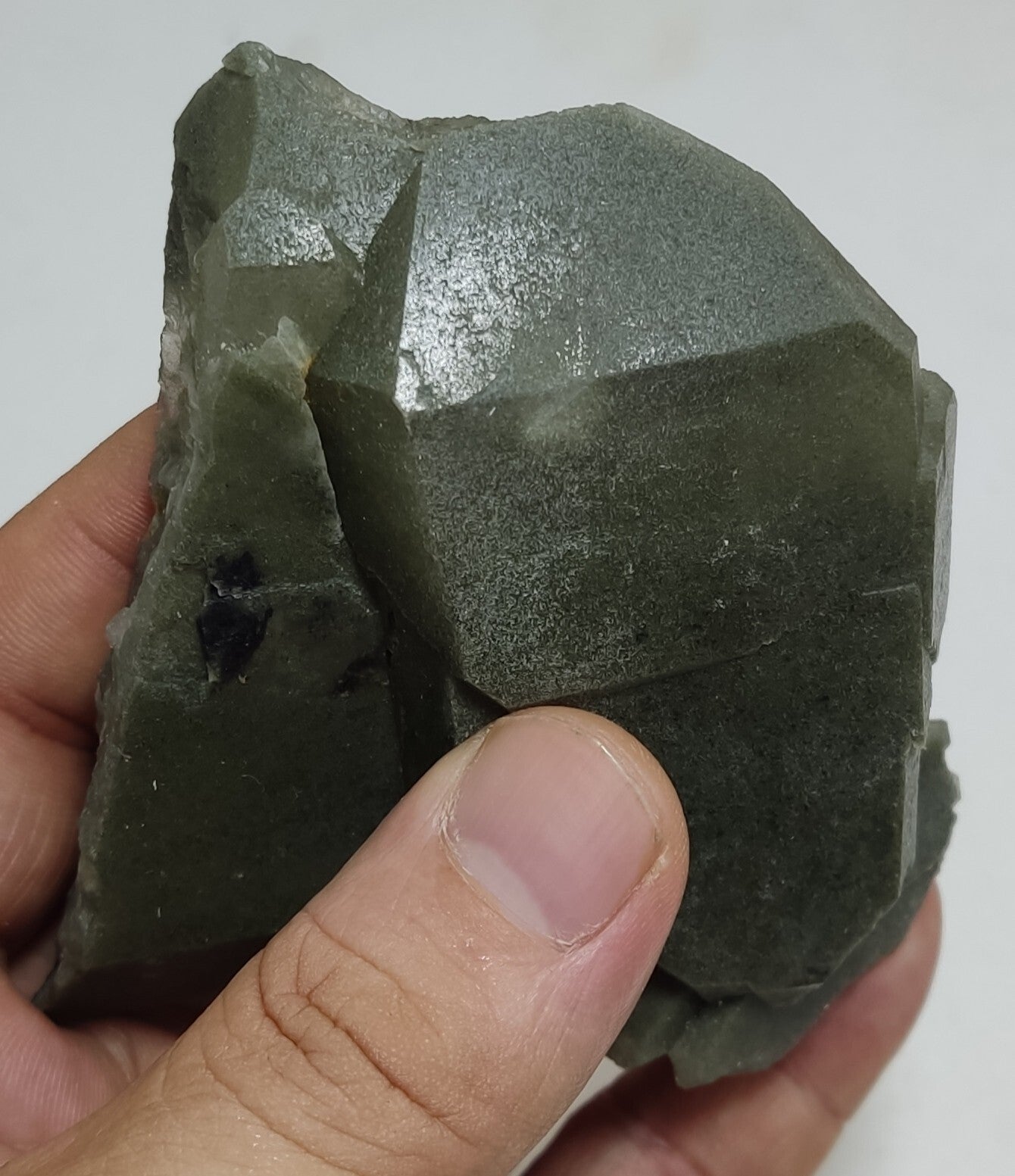 An Aesthetic Natural terminated chlorite Quartz specimen 233 grams