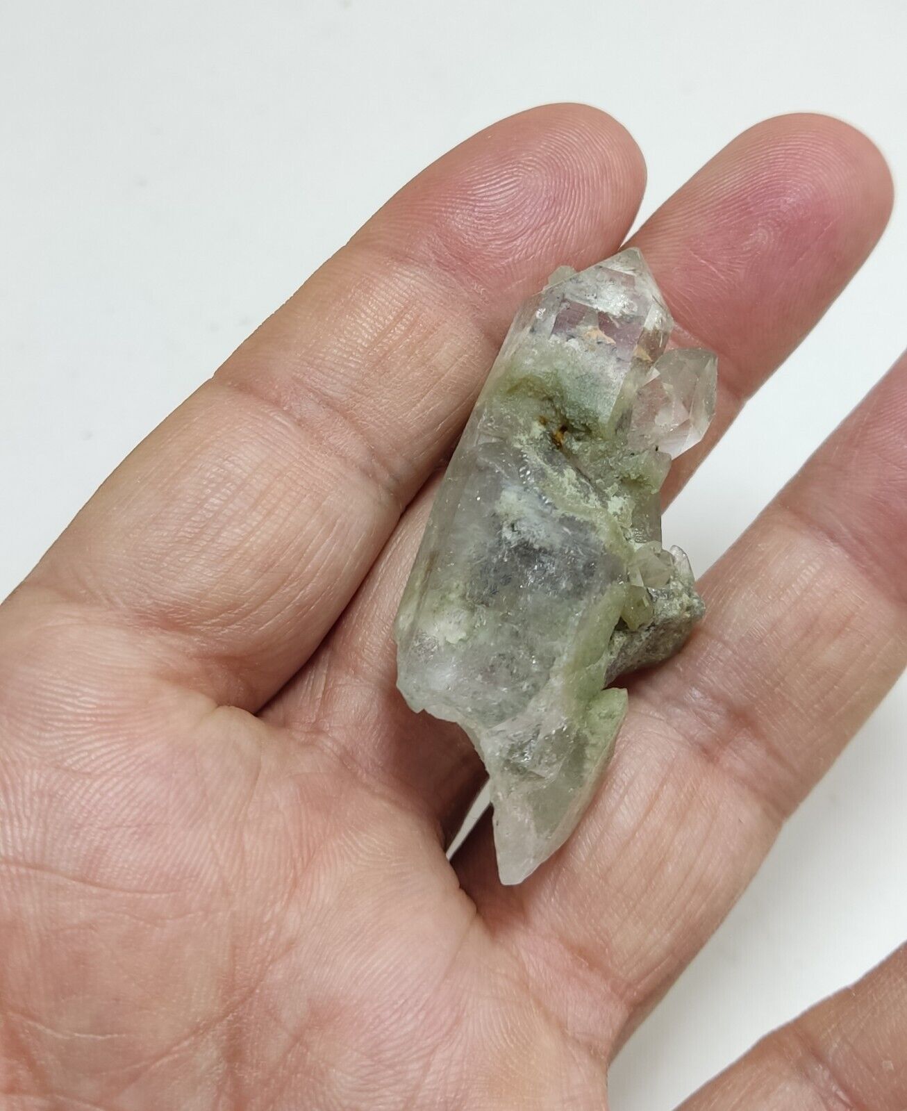 An Aesthetic Natural beautifully terminated Chlorite Quartz specimen 23 grams