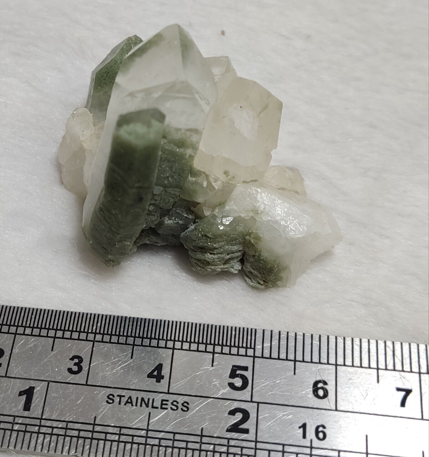 An Aesthetic Natural beautifully terminated Chlorite Quartz specimen 28 grams