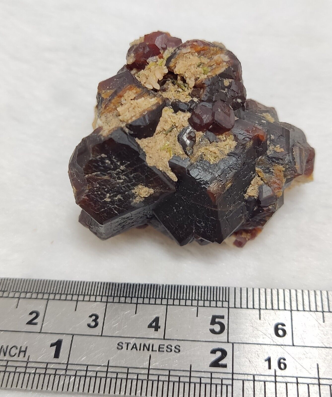 57 grams aesthetic andradite garnet crystal specimen
