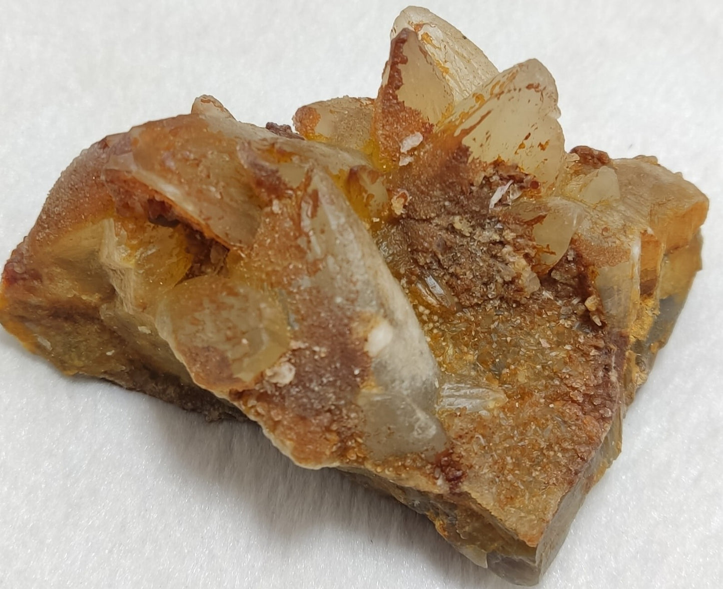 An Aesthetic Naturally terminated specimen of dogtooth calcite 168 grams