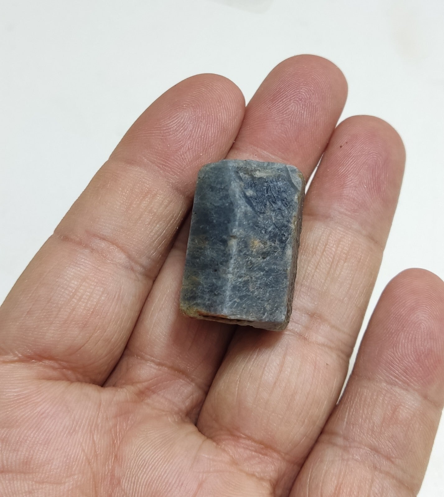An aesthetic specimen of terminated sapphire crystal 35 grams