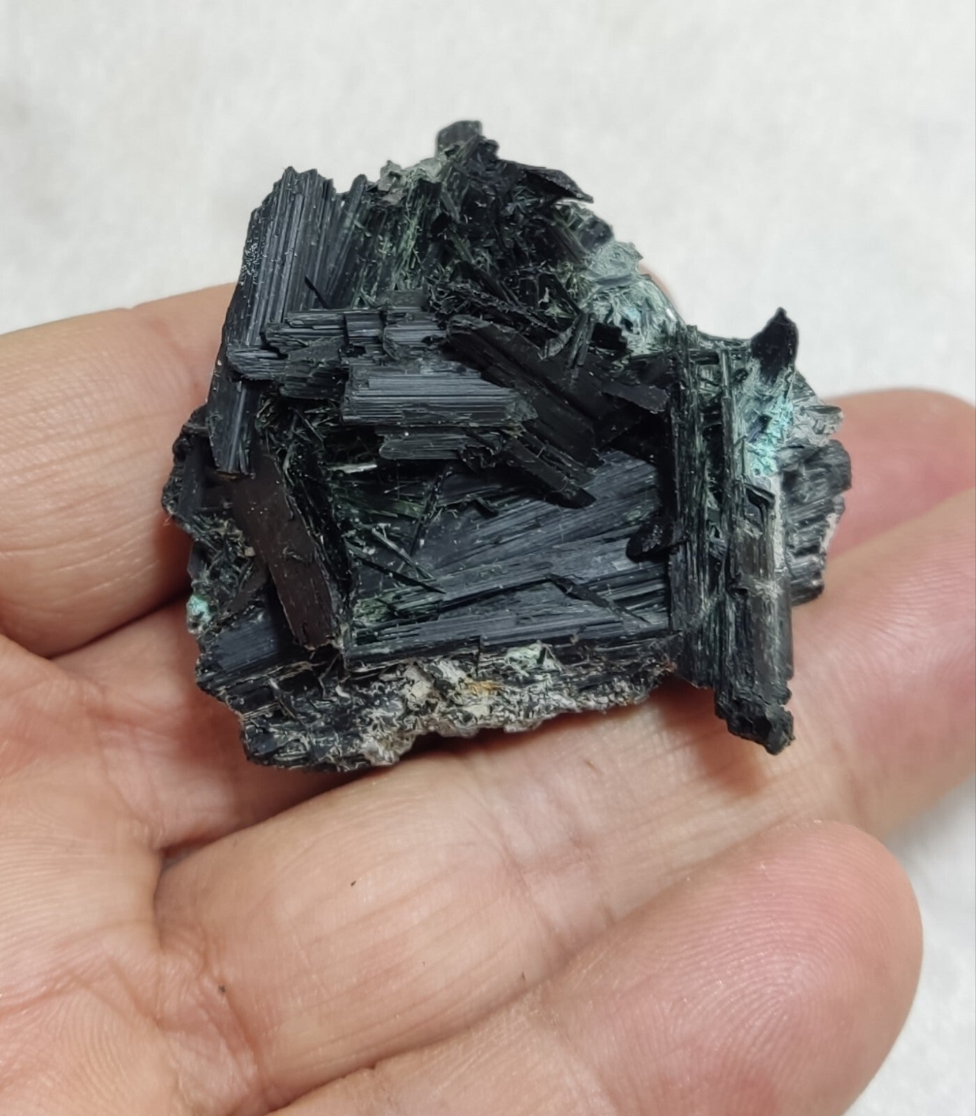 An Aesthetic specimen of epidote crystal 49 grams