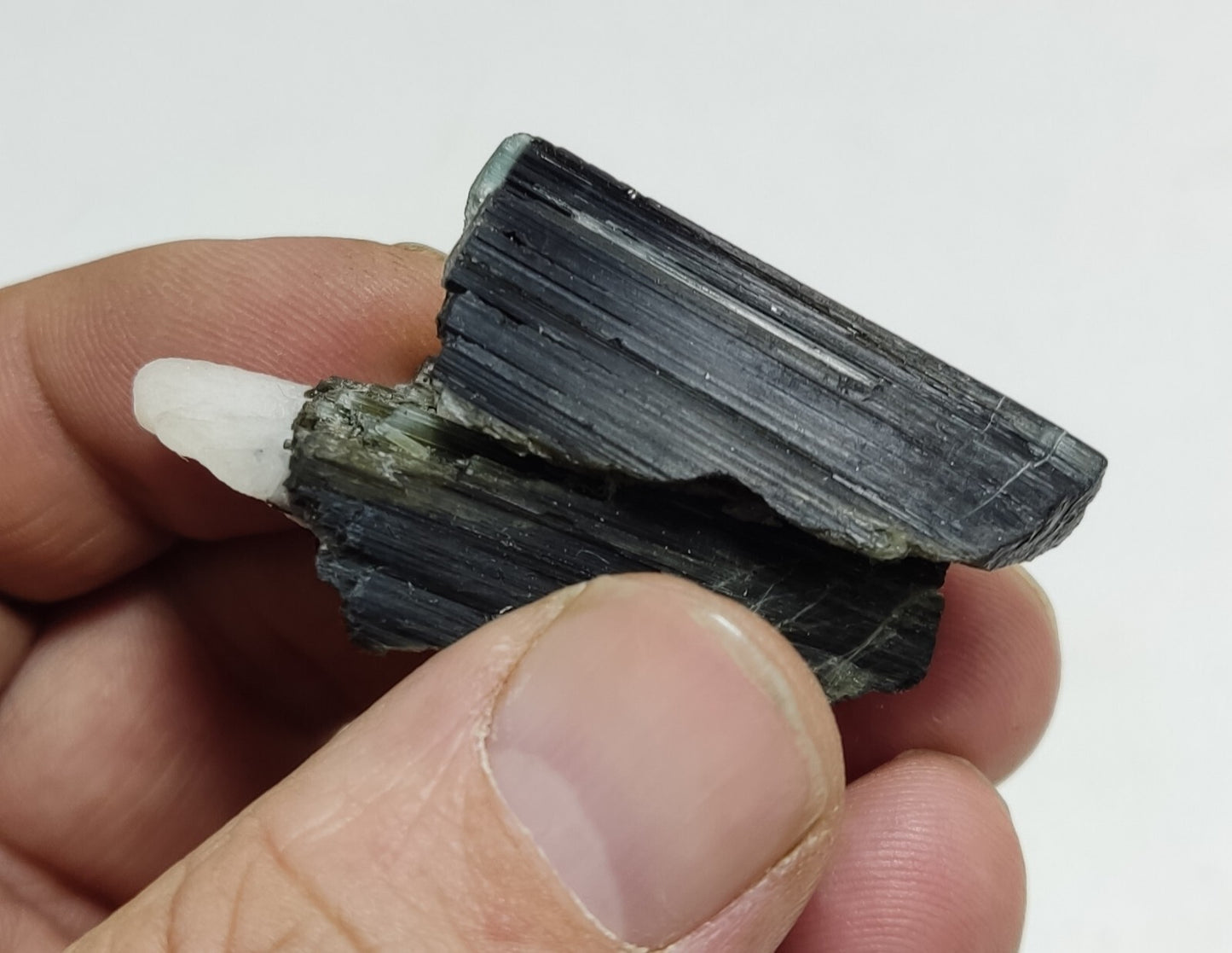 An aesthetic specimen of tourmaline crystals 36 grams